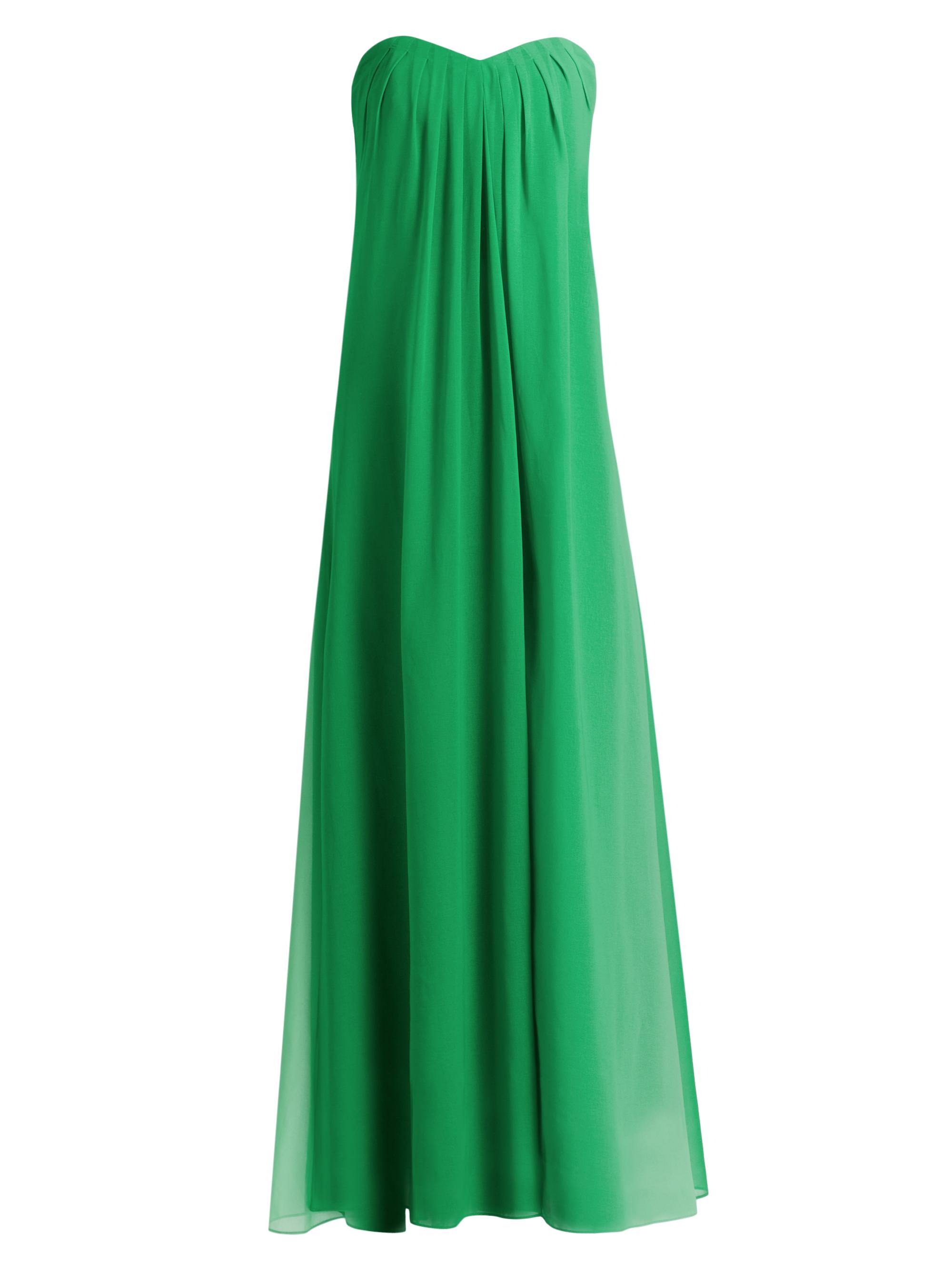 Milly Women's Sunset Stripe Strapless Maxi Dress - Green
