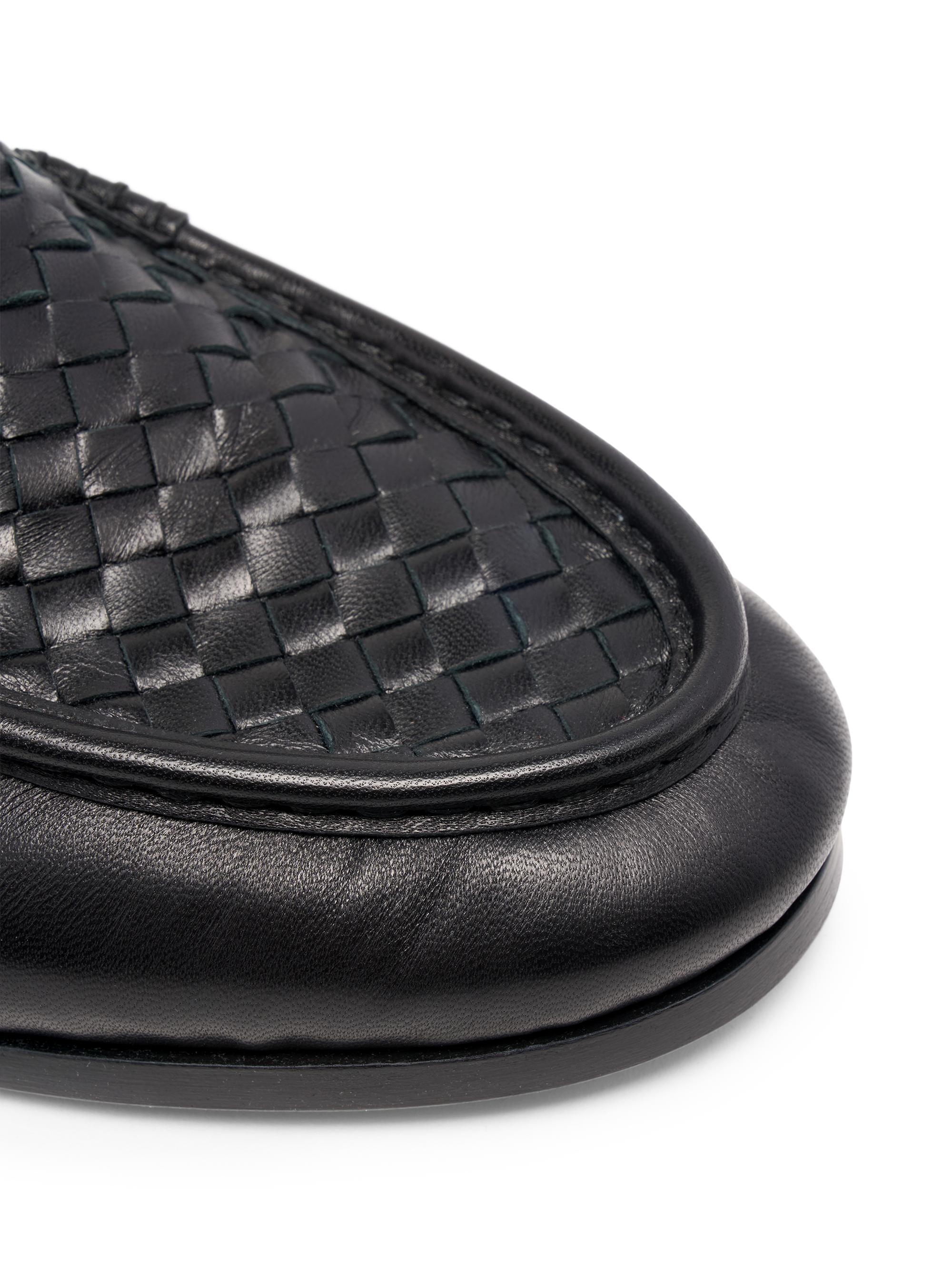 Bottega Veneta Silenzio Intrecciato Leather Loafers | Saks Fifth