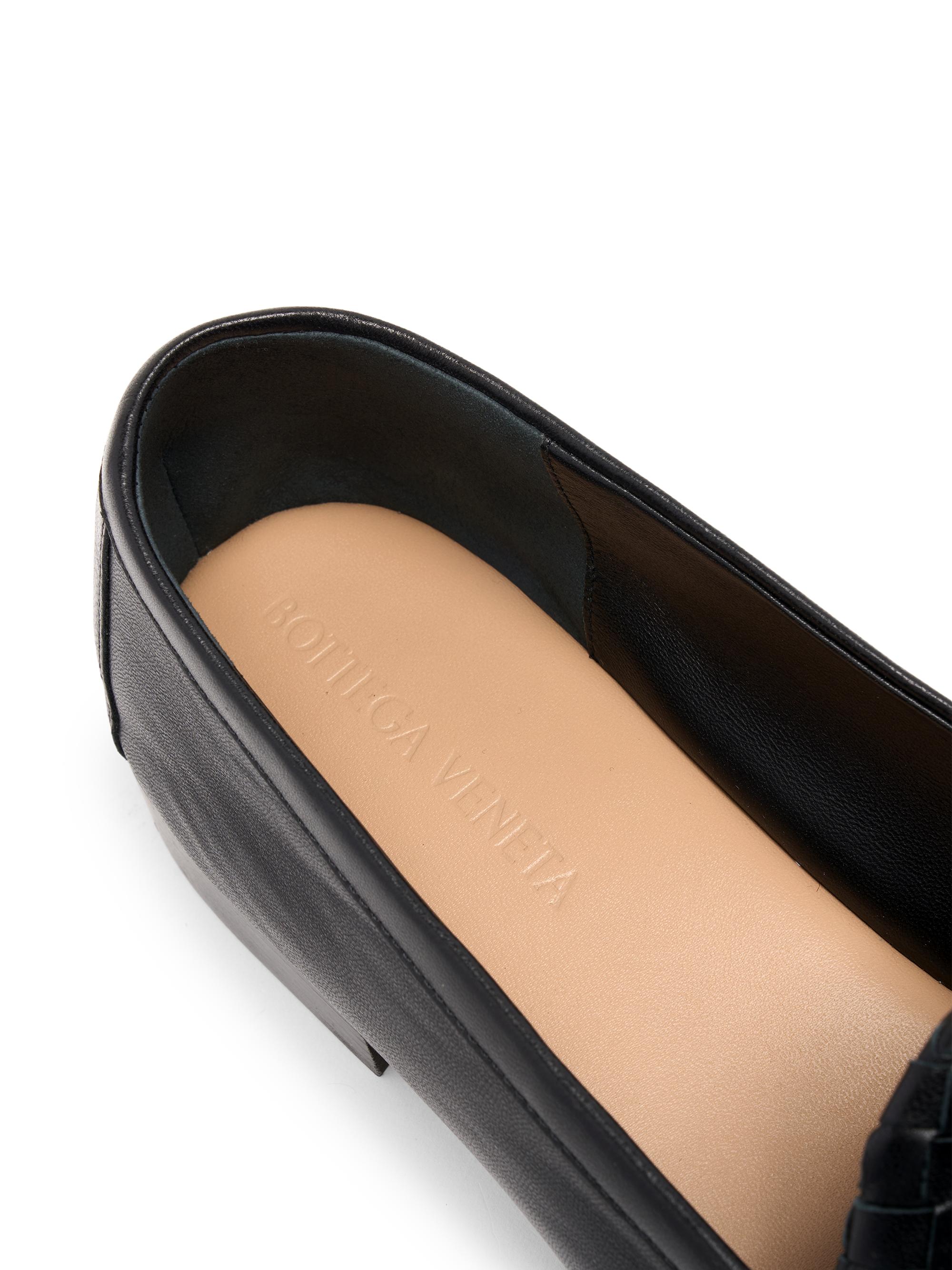 Bottega Veneta Silenzio Intrecciato Leather Loafers | Saks Fifth