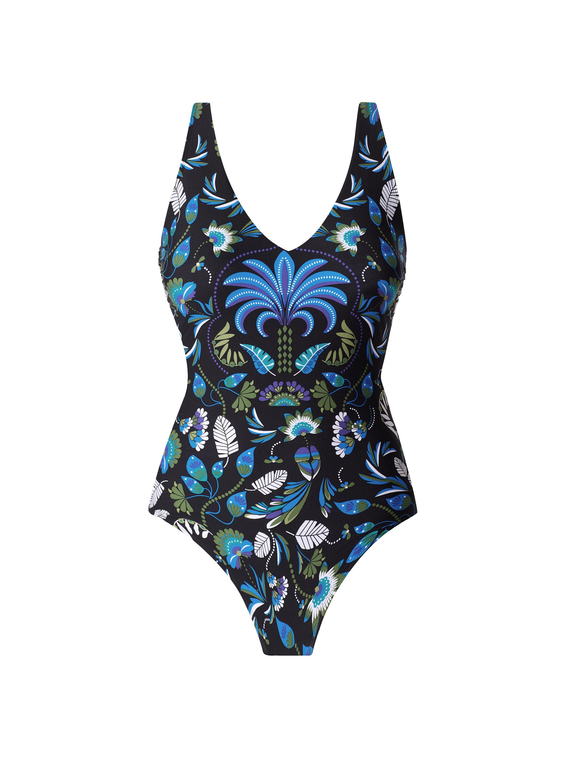 Versace Underwater Barocco Stretch One-Piece Swimsuit | Saks Fifth