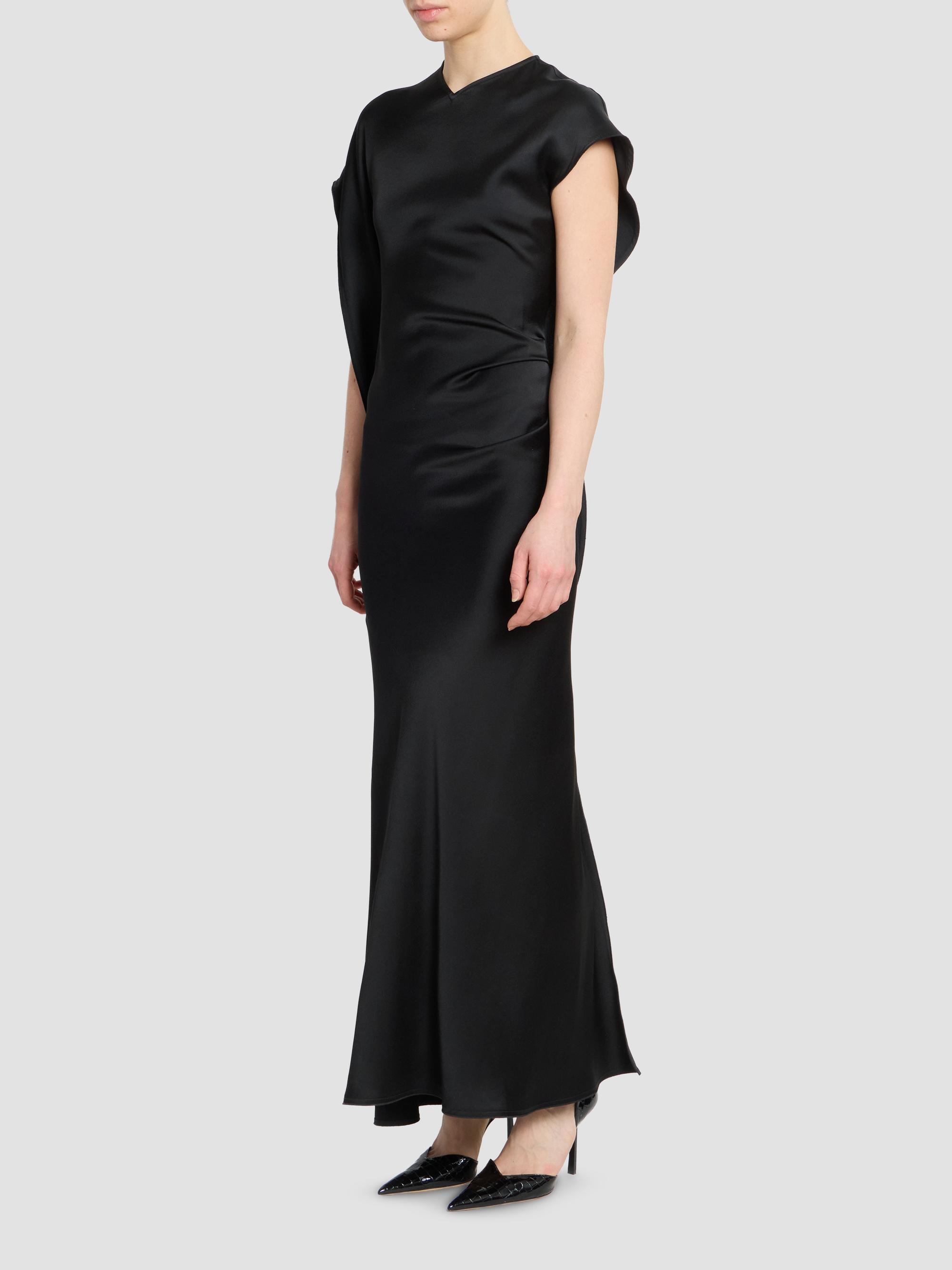 Victoria Beckham Victoria Satin Asymmetric Maxi Dress | Saks Fifth