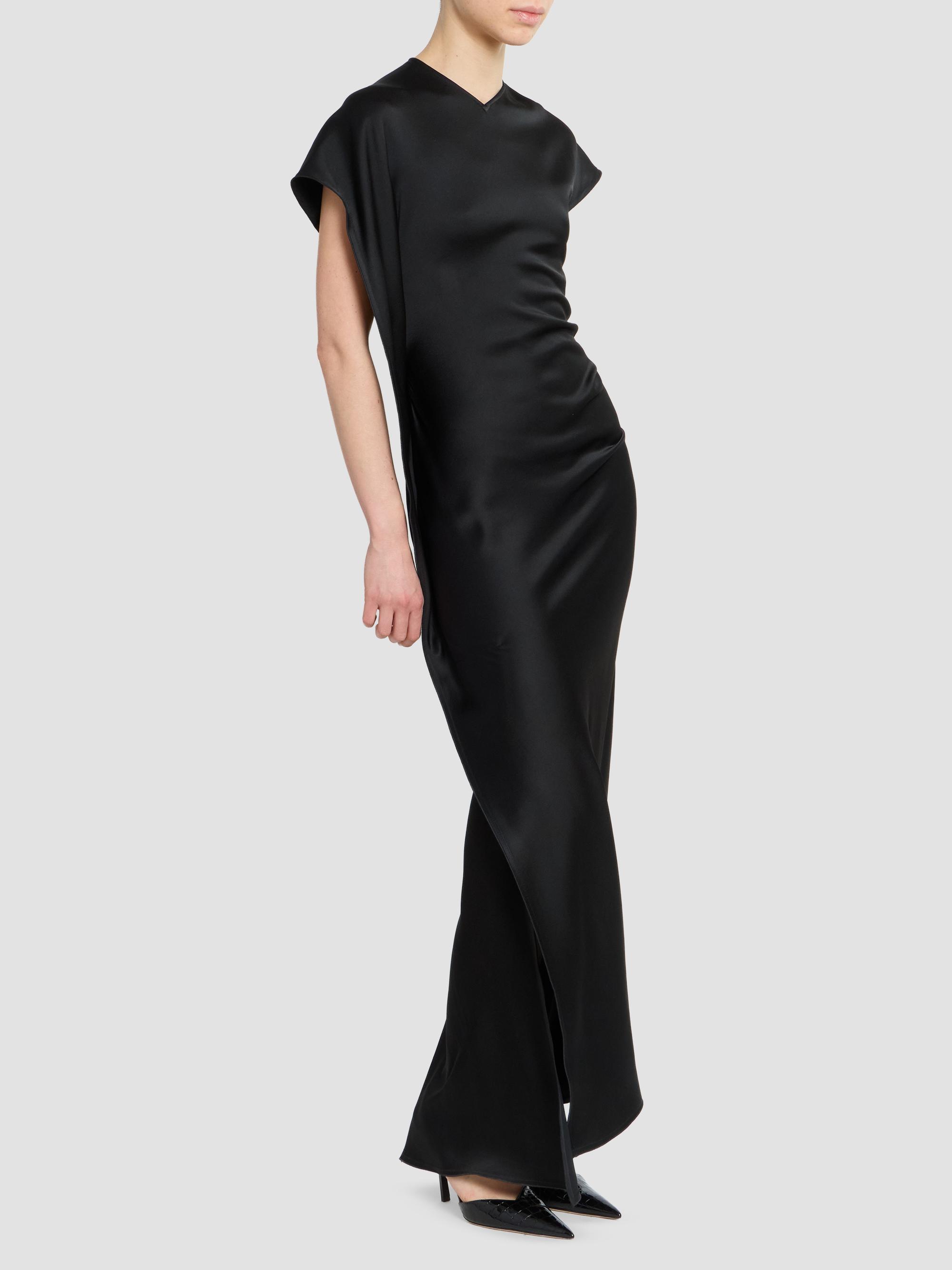 VICTORIA BECKHAM サテンロングドレス Victoria Beckham Victoria Satin Asymmetric Maxi Dress | Saks Fifth
