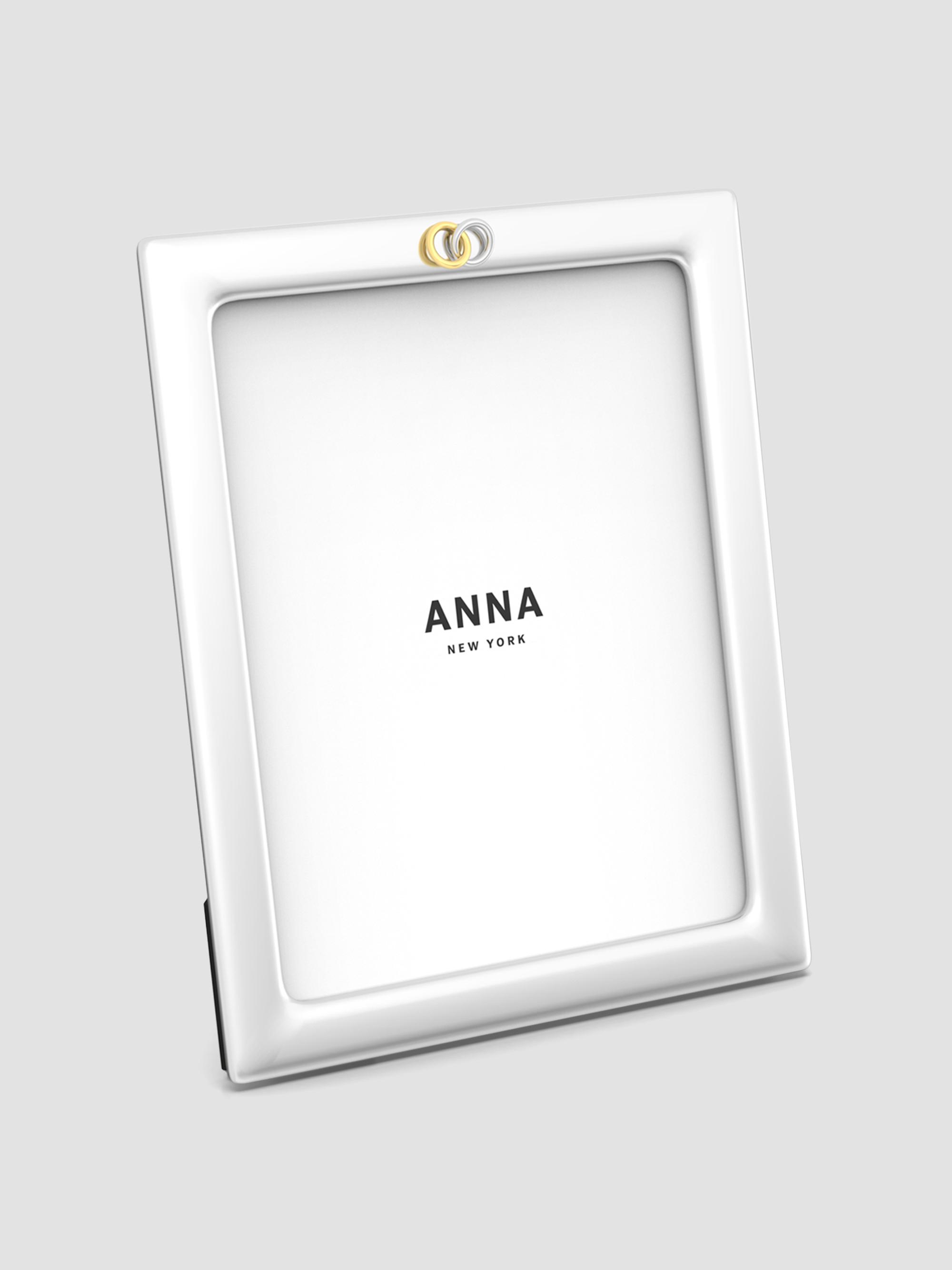 ANNA New York Ring Stainless Steel & Brass 8" x 10" Photo Frame - Silver Gold | Thumbnail 2