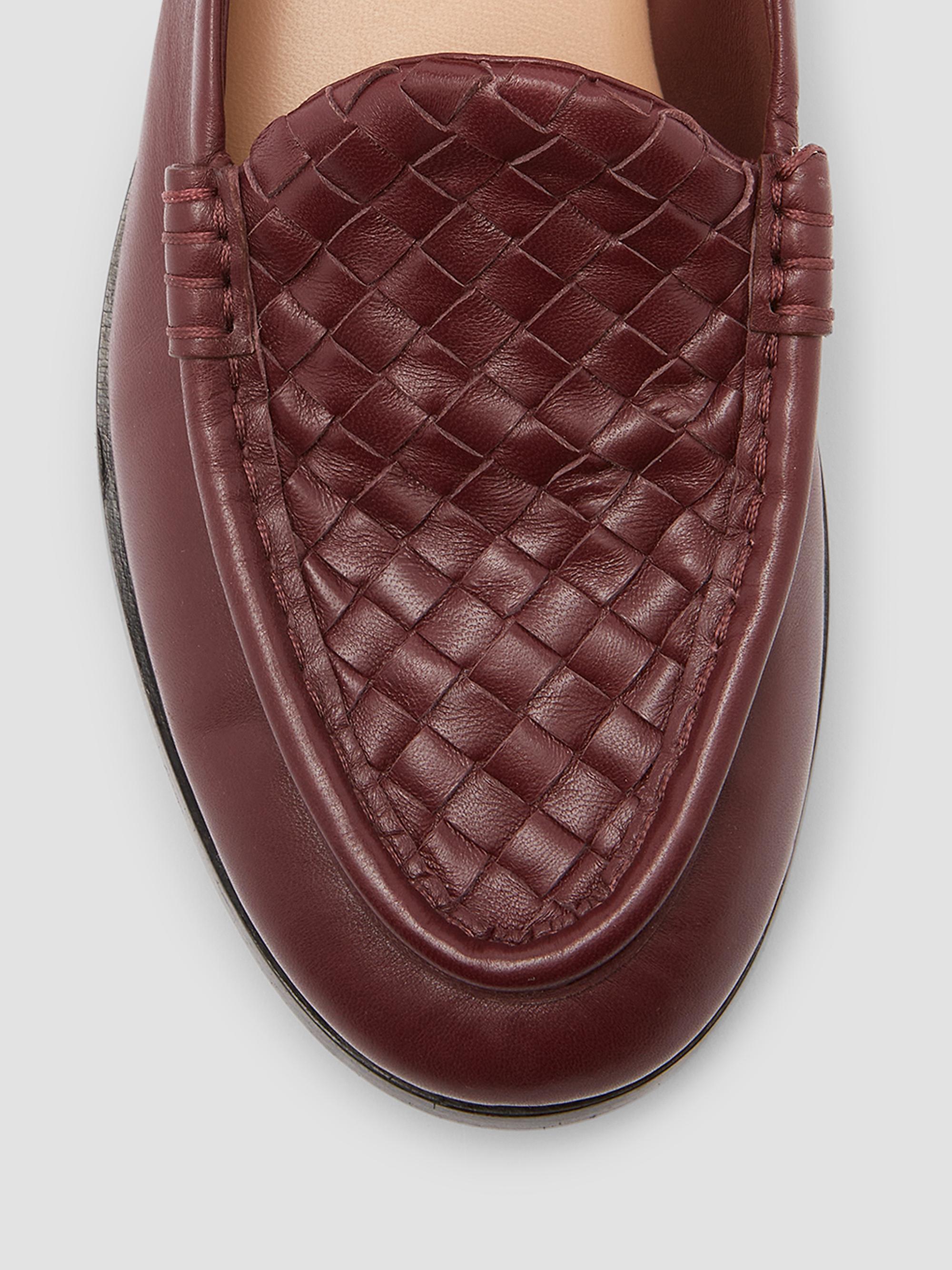 Bottega Veneta Sveglia Intrecciato Leather Loafers | Saks Fifth Avenue