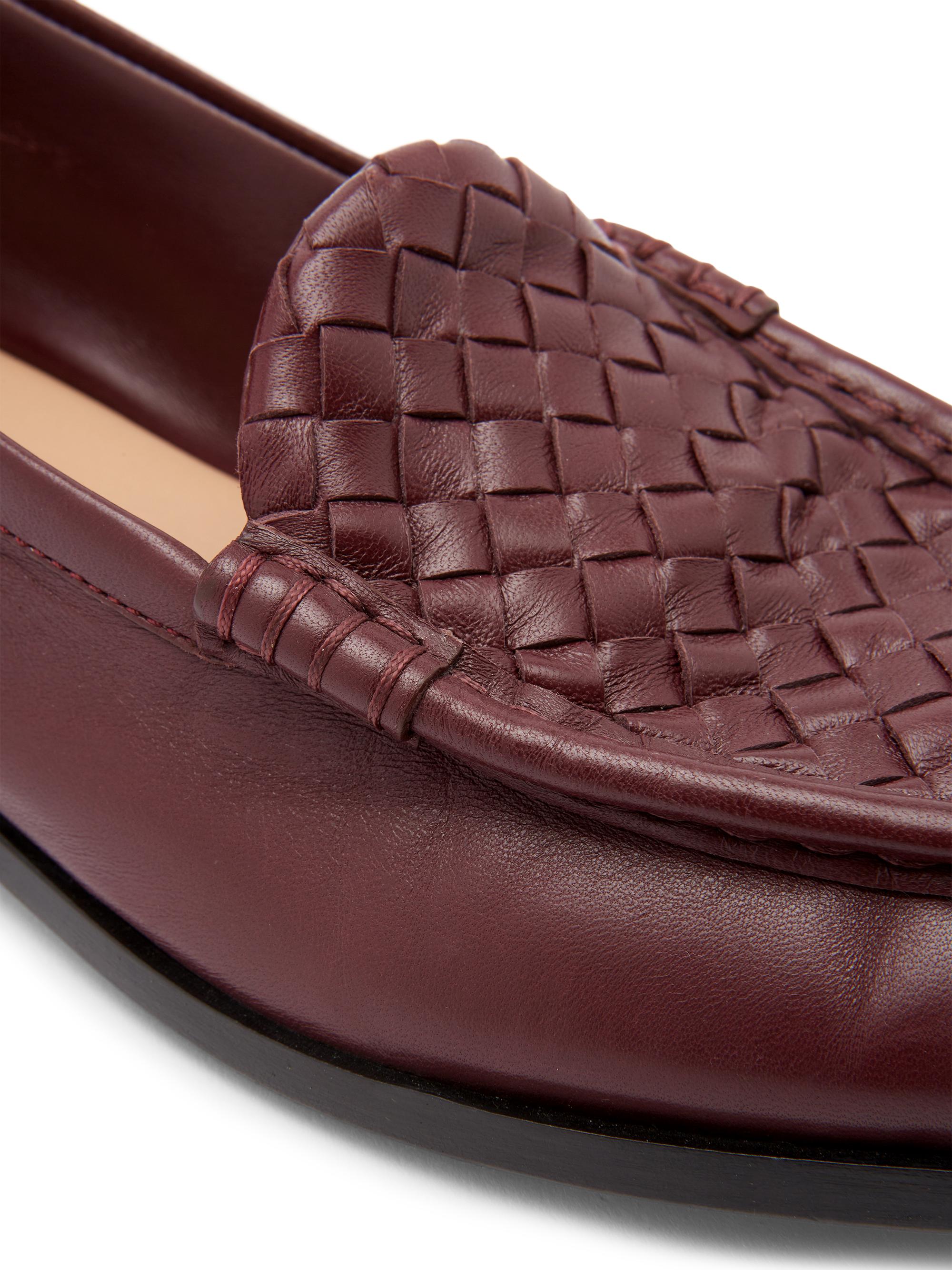 Bottega Veneta Sveglia Intrecciato Leather Loafers | Saks Fifth Avenue
