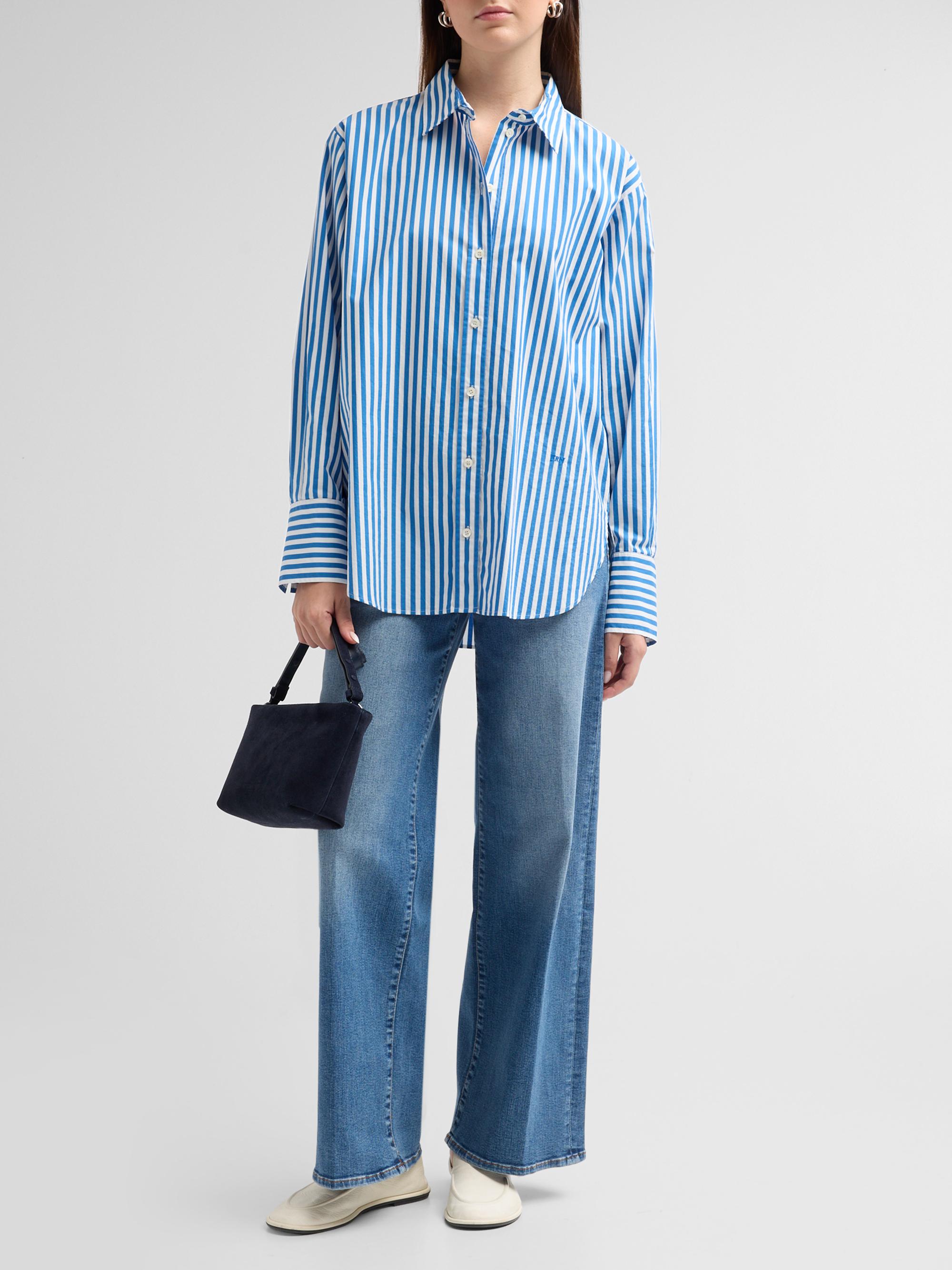 Le Slim Stretch-Denim Low-Rise Wide-Leg Jeans