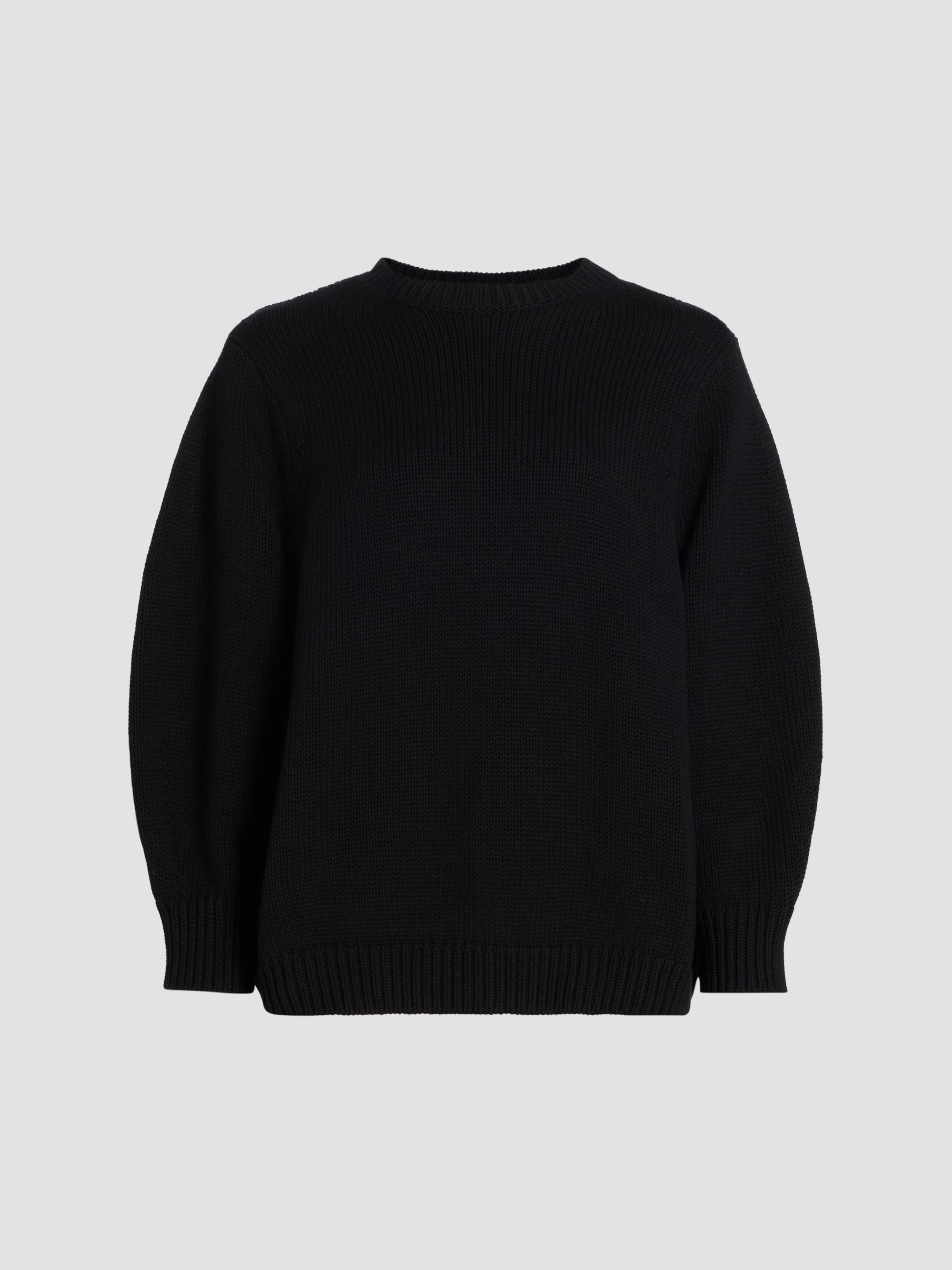 Toteme Oversized Cotton Crewneck Sweater | Saks Fifth Avenue