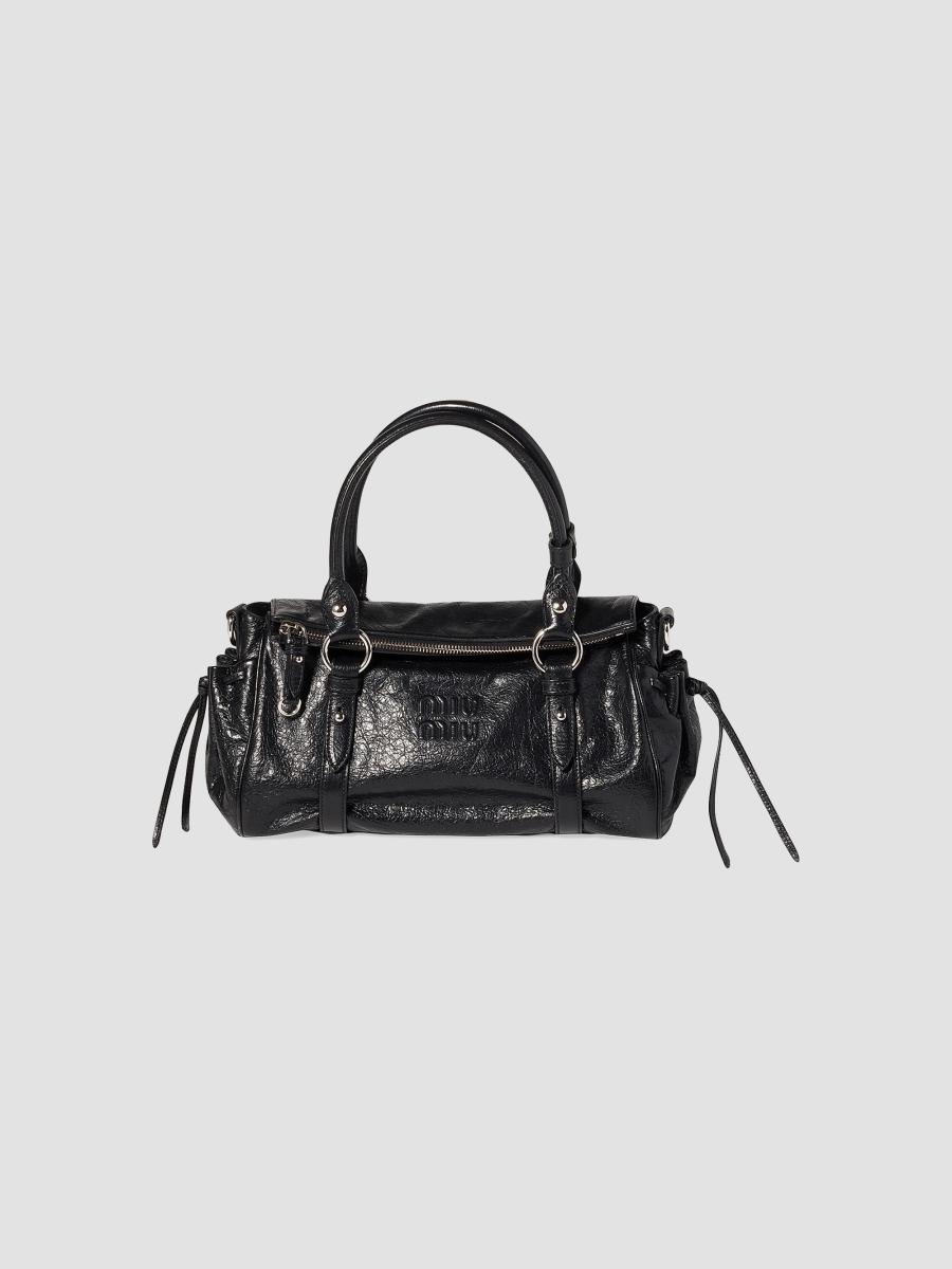 Miu Miu Nappa Leather Top Handle Bag | Saks Fifth Avenue