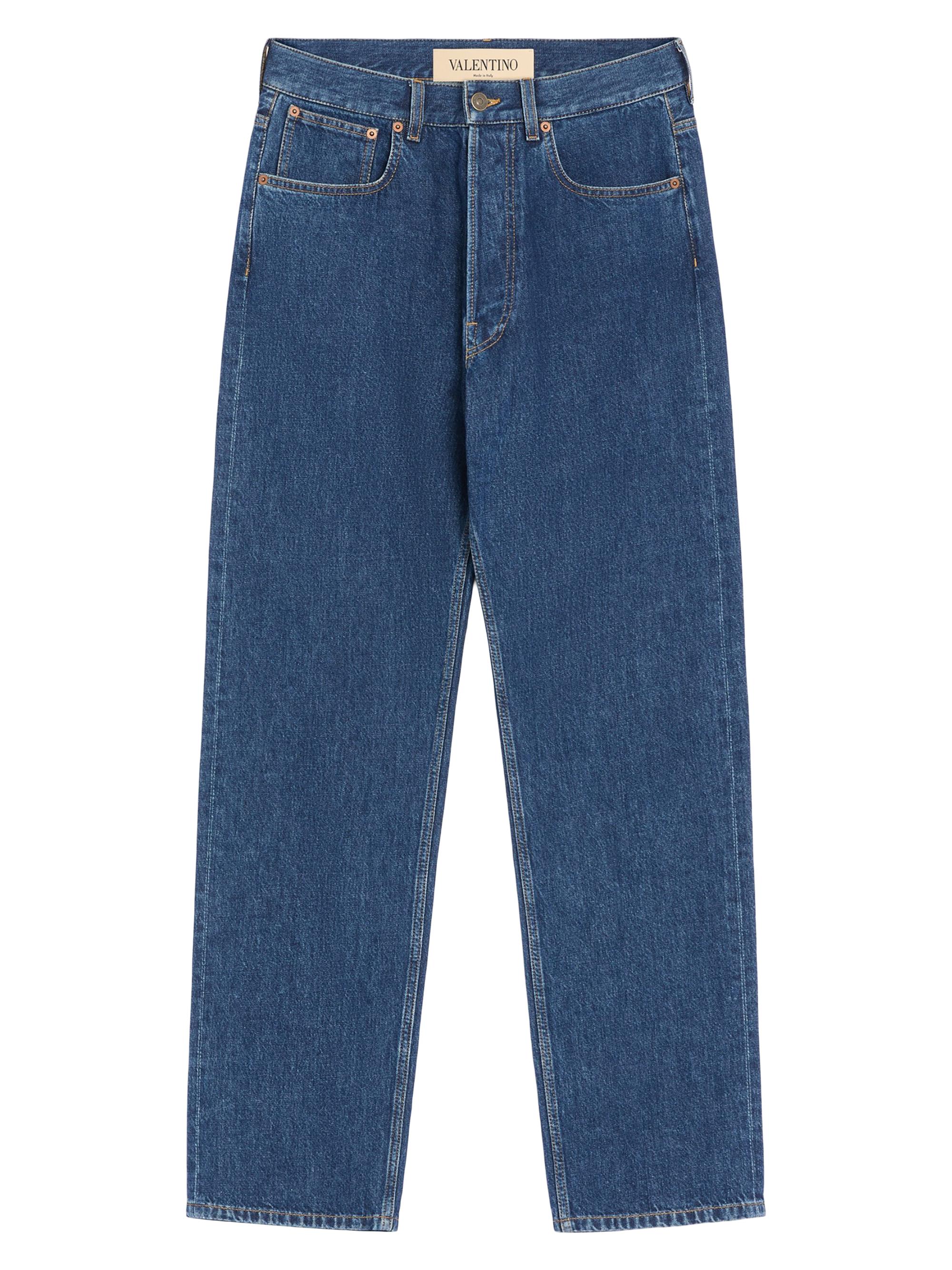 Valentino Garavani Men's Denim Jeans With VGold - Denim - Men's Clothing
