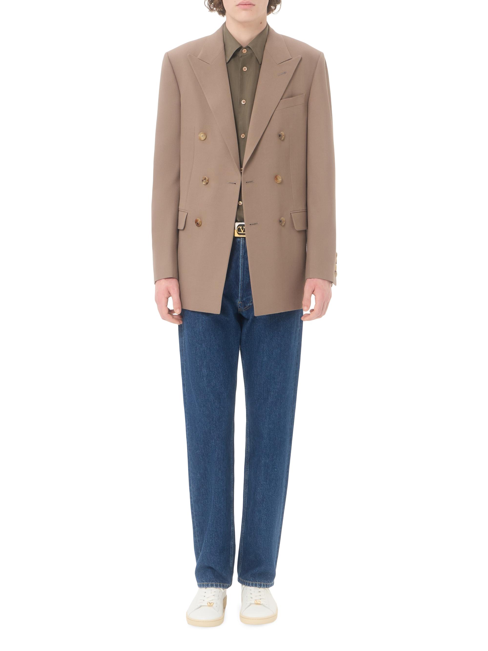 Valentino Garavani Men's Denim Jeans With VGold - Denim | Thumbnail 2