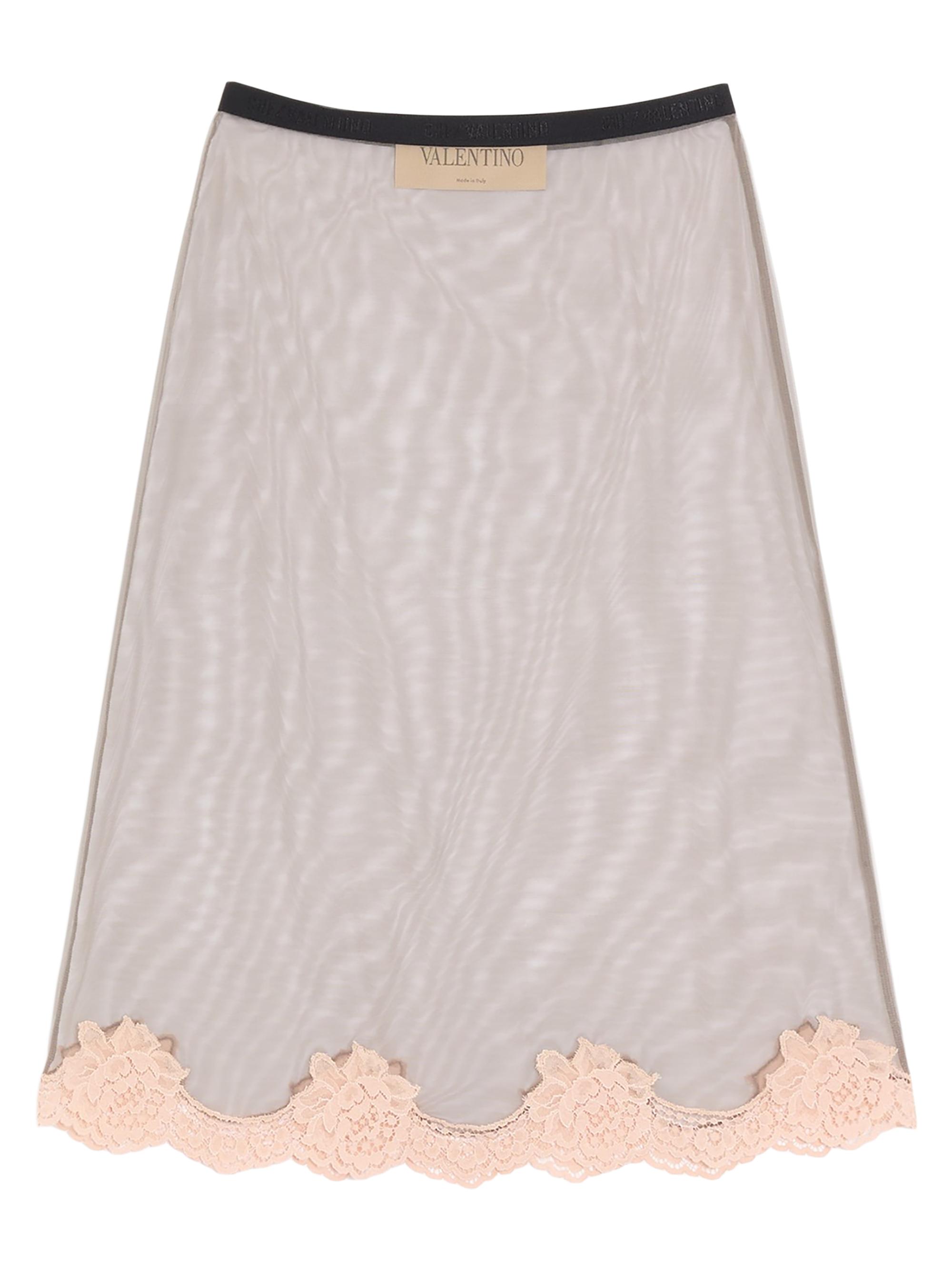 Valentino Garavani Women's Tulle Skirt - Grey