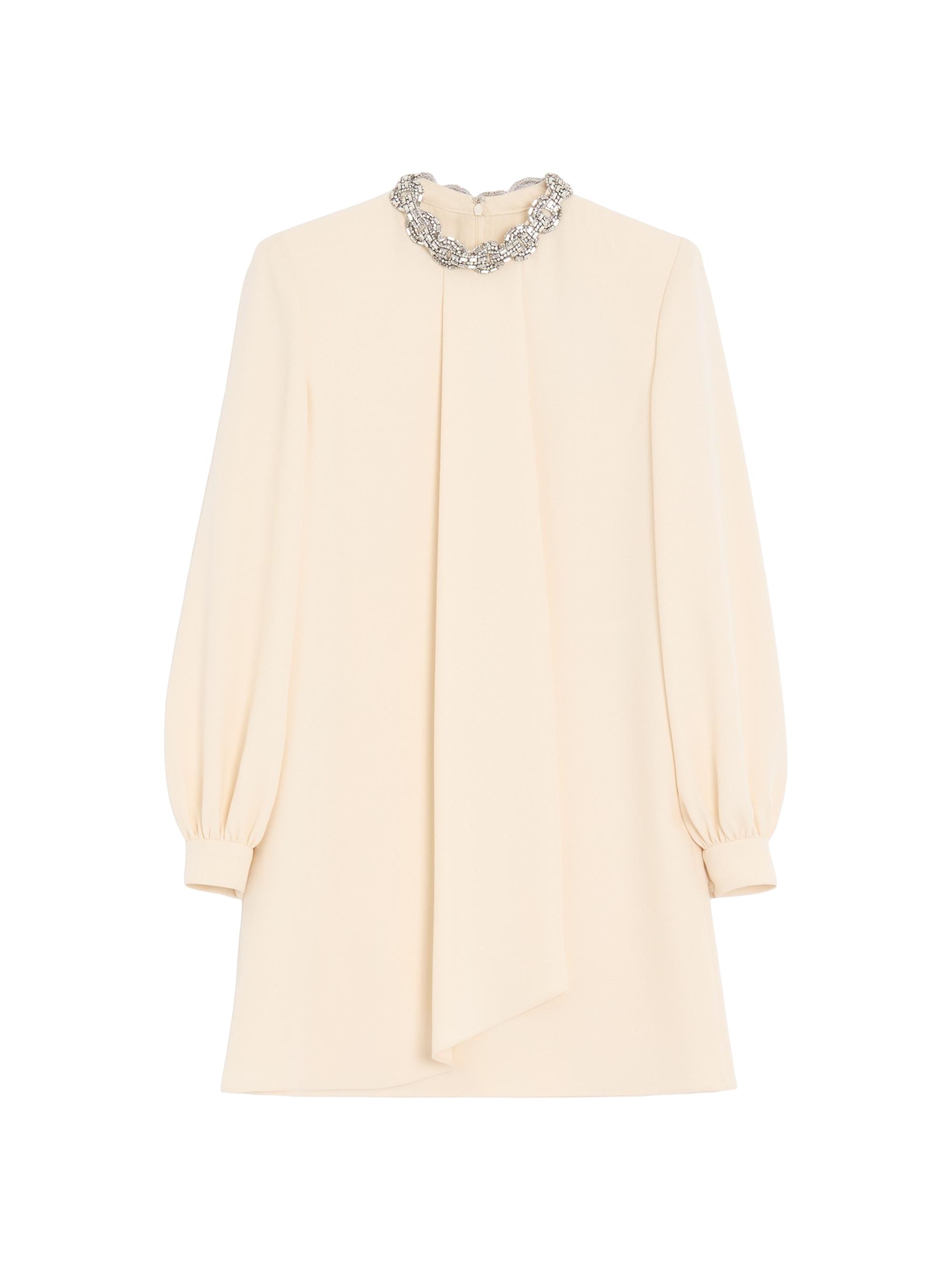 Valentino Garavani Women's Cady Couture Embroidered Dress - Coral