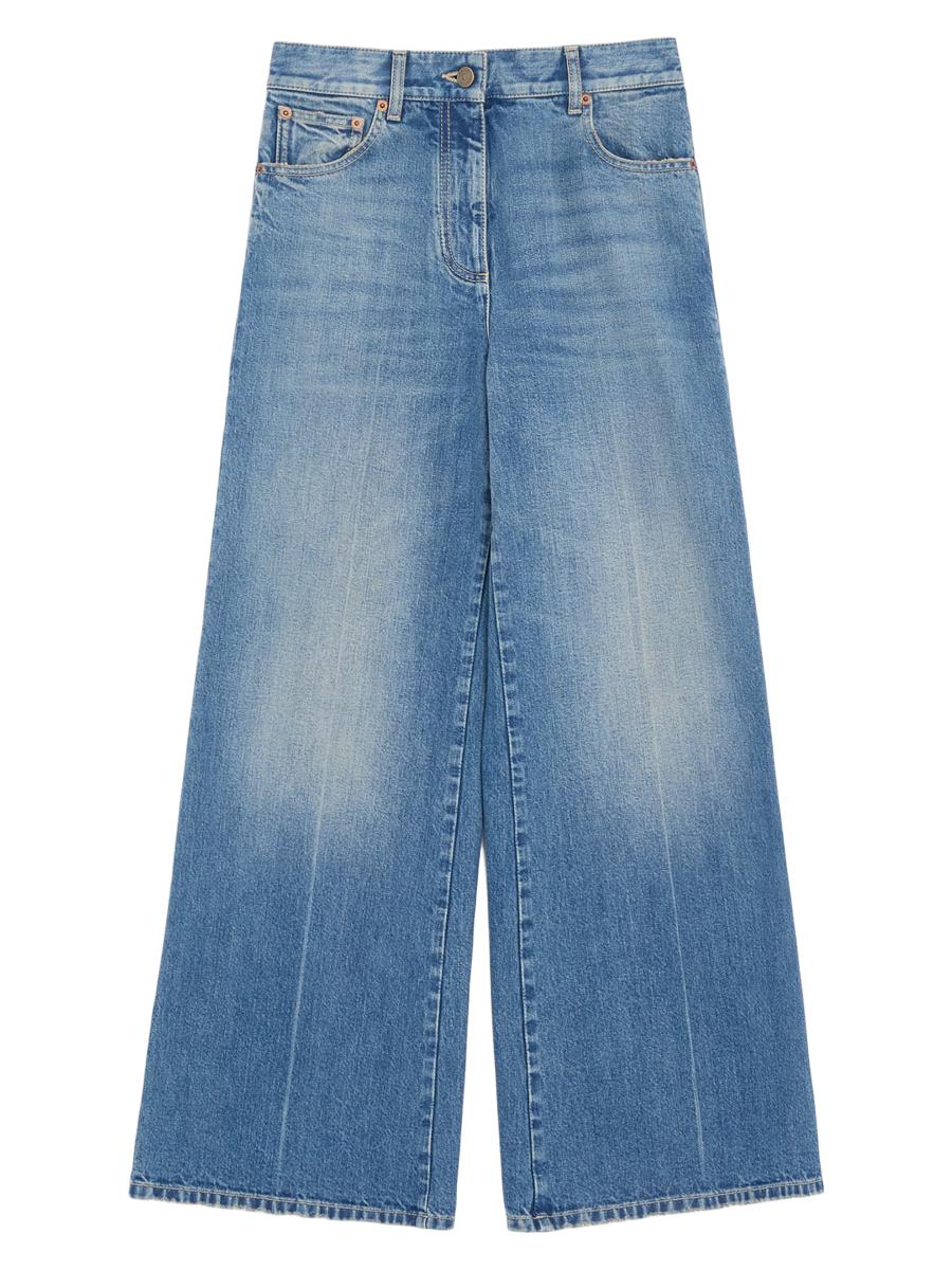 Valentino Women's Denim Jeans In Blue