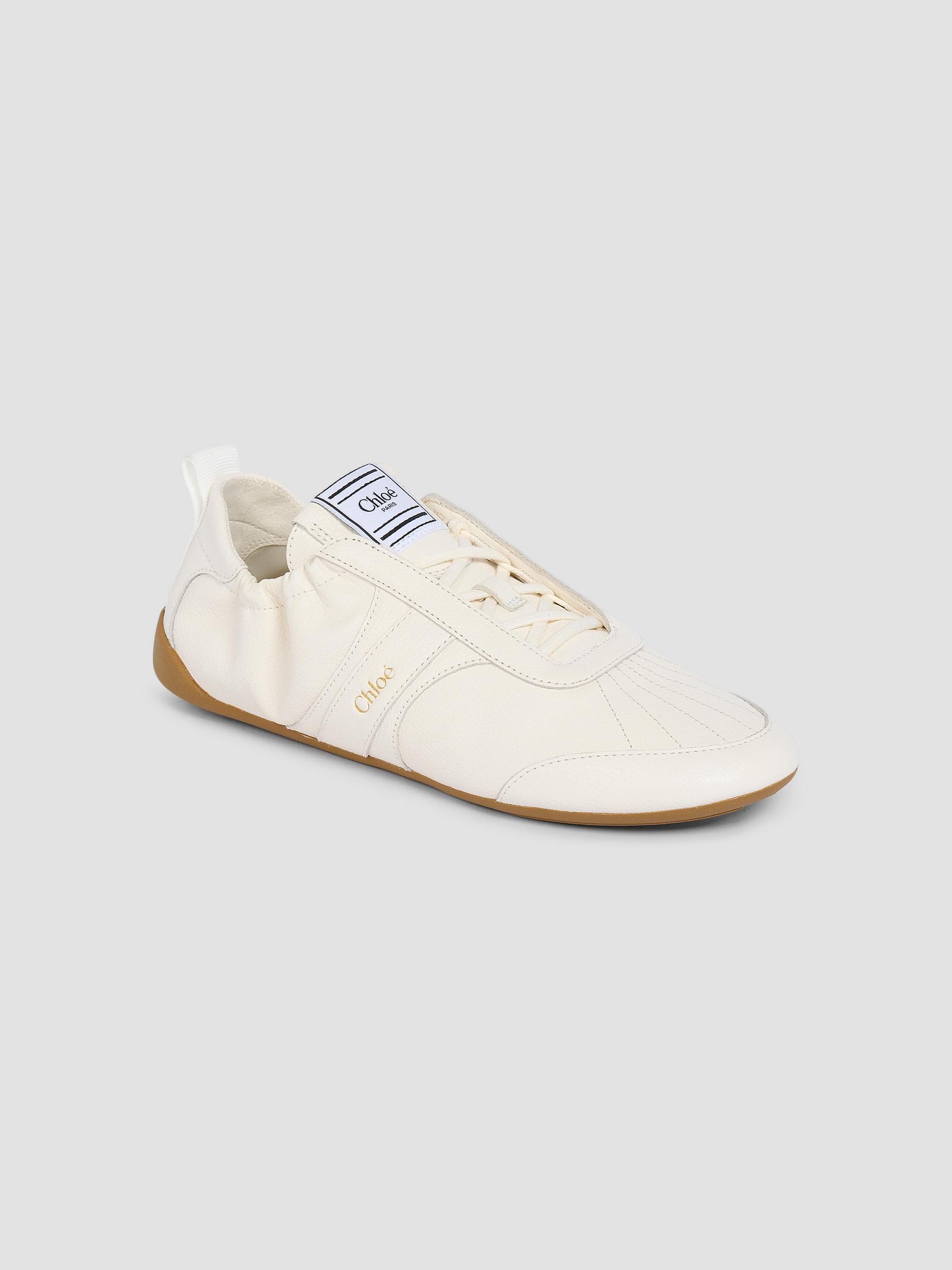 Chloe クロエ Chloé Kick Leather Low-Top Sneakers | Saks Fifth Avenue