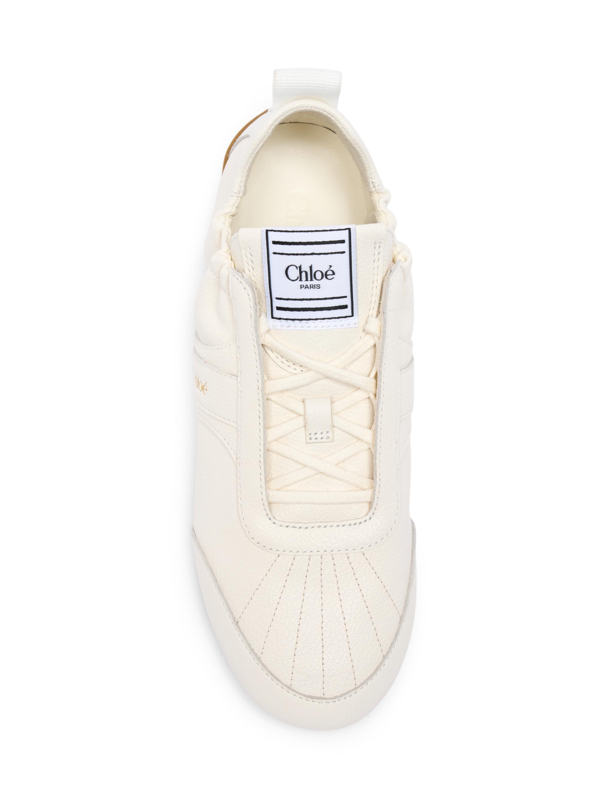 Chloé Kick Leather Low-Top Sneakers | Saks Fifth Avenue