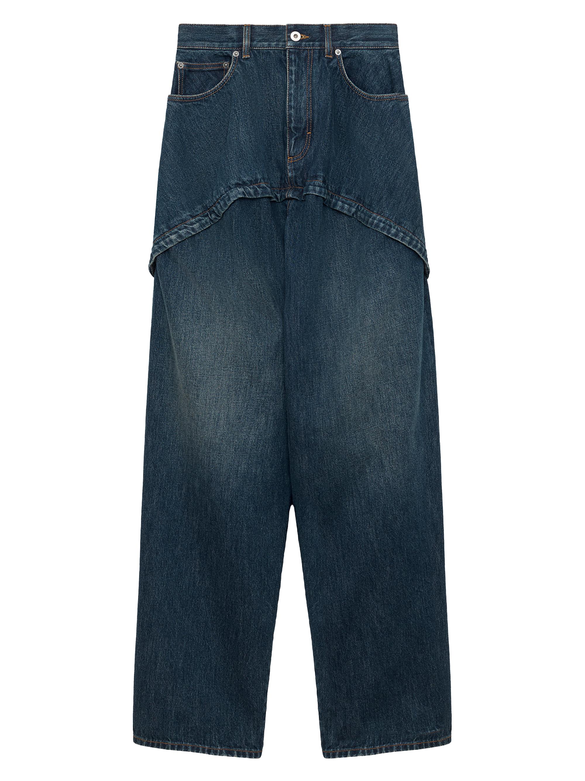 LOEWE LOEWE x Paula's Ibiza Denim Crop Trousers | Saks Fifth Avenue