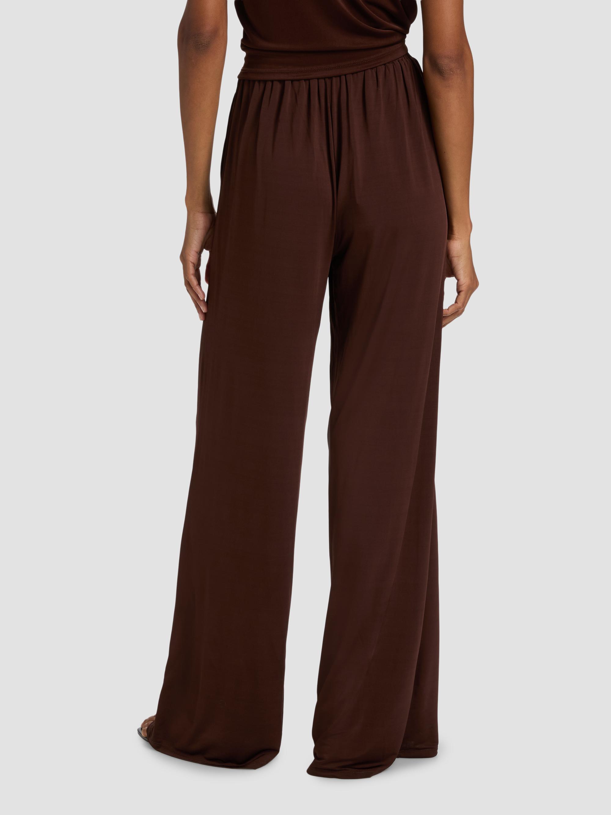 Generation Love Women's Kelela Sheen Jersey Wide-Leg Pants - Coco | Thumbnail 5