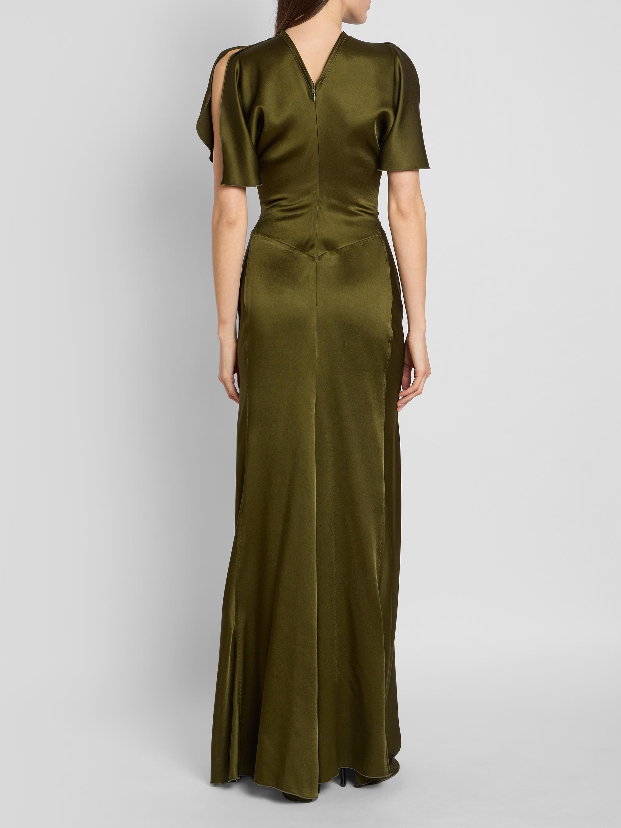 Victoria Beckham Isabella Satin Column Gown | Saks Fifth Avenue