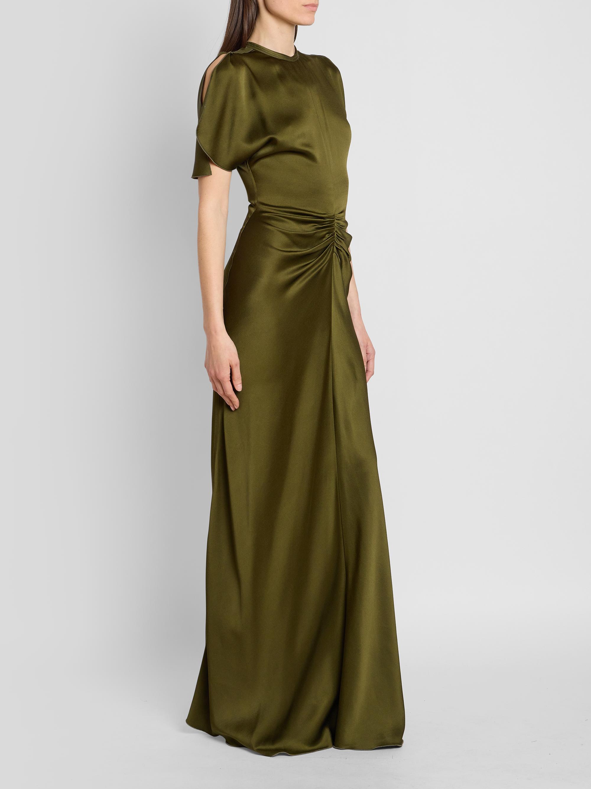 Victoria Beckham Isabella Satin Column Gown | Saks Fifth Avenue
