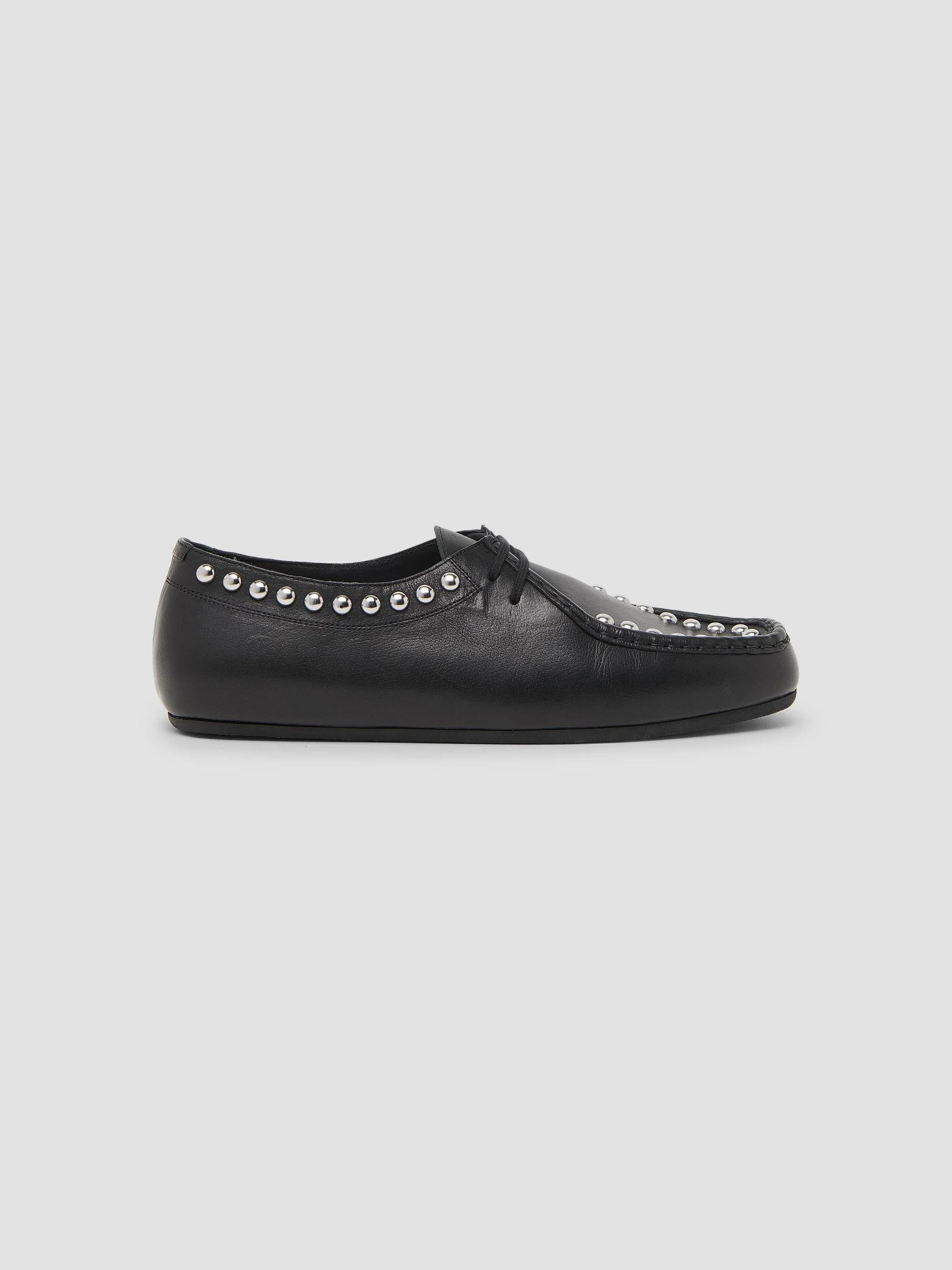 ジルサンダー Jil Sander Studded Lace-Up Leather Shoes | Saks Fifth Avenue