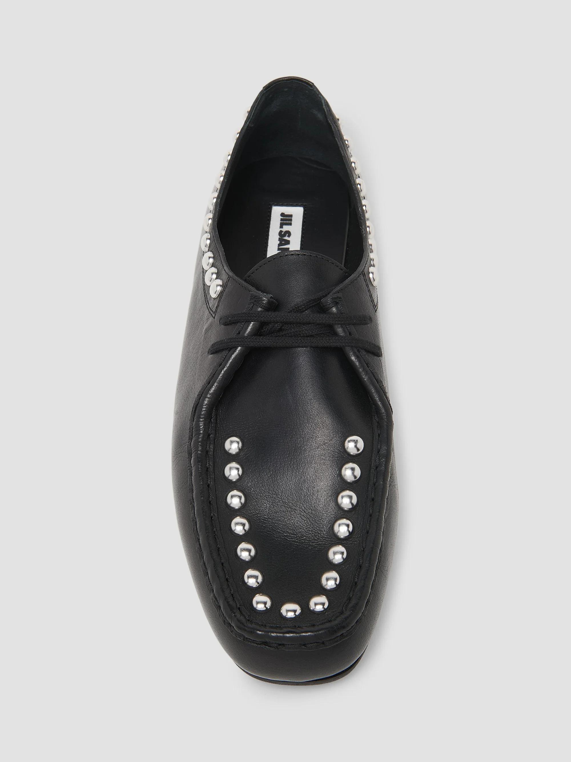 ジルサンダー Jil Sander Studded Lace-Up Leather Shoes | Saks Fifth Avenue