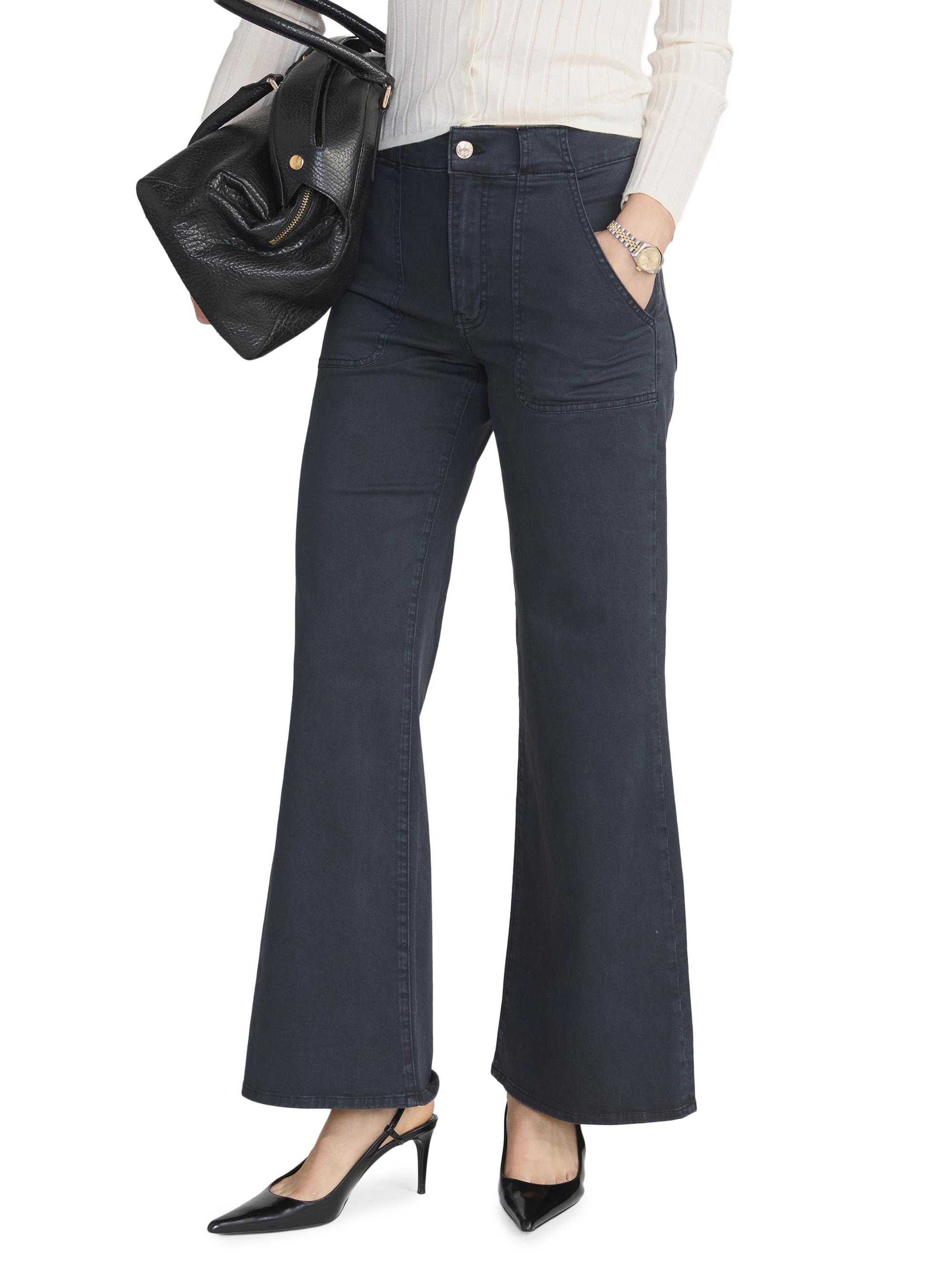 FRAME Women's The Modern Pocket Pants - Navy | Thumbnail 5
