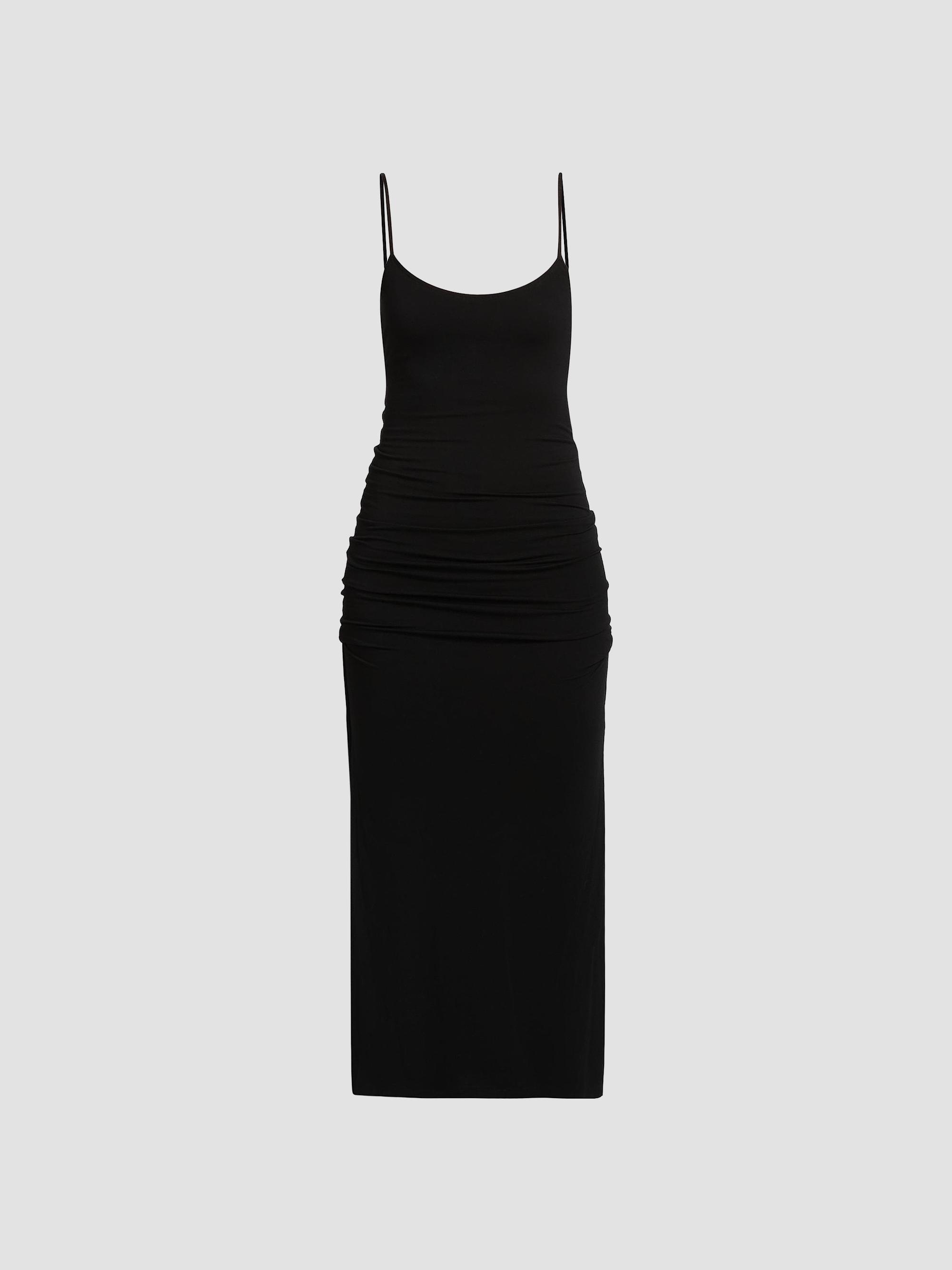 toteme pleated organic cotton-jersey midi dress TOTEME - Pleated organic cotton-jersey midi dress