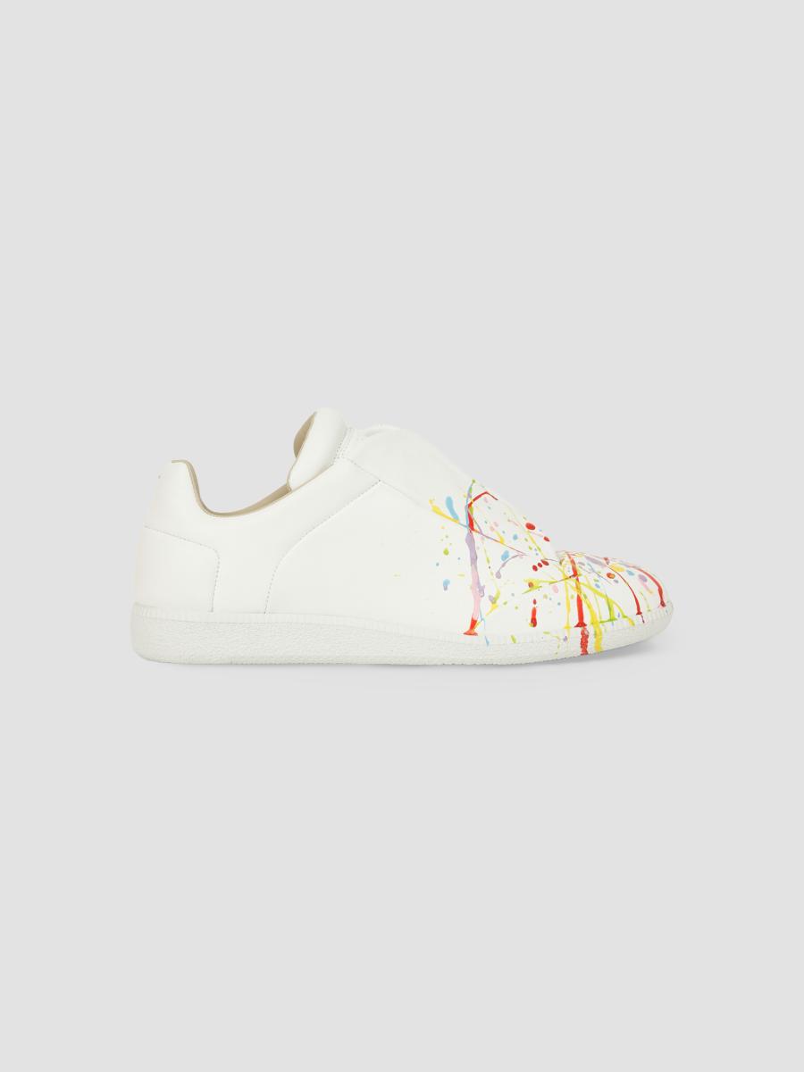 Maison Margiela Future Leather Low-Top Sneakers | Saks Fifth Avenue