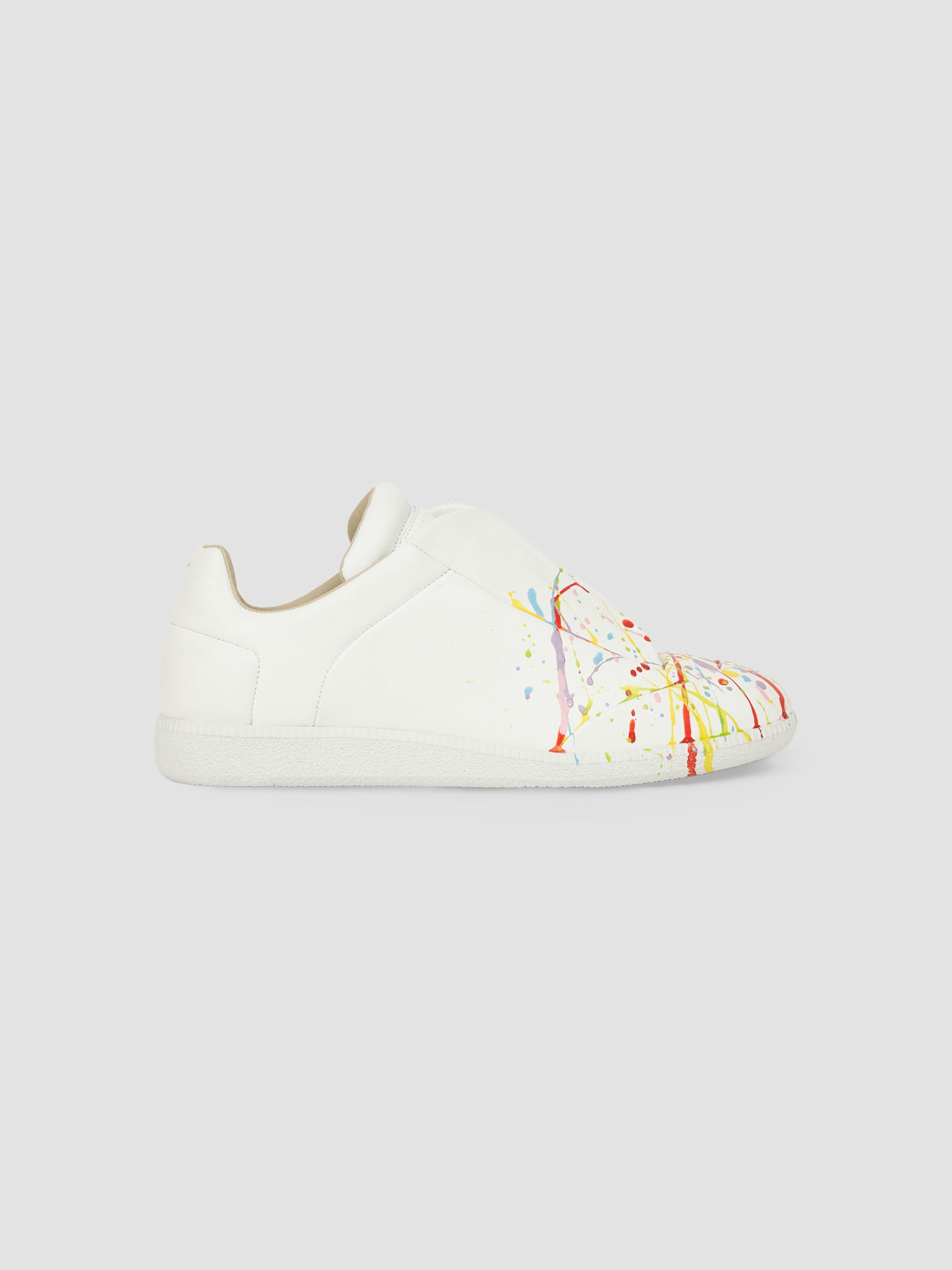 Maison Margiela Future Leather Low-Top Sneakers | Saks Fifth Avenue