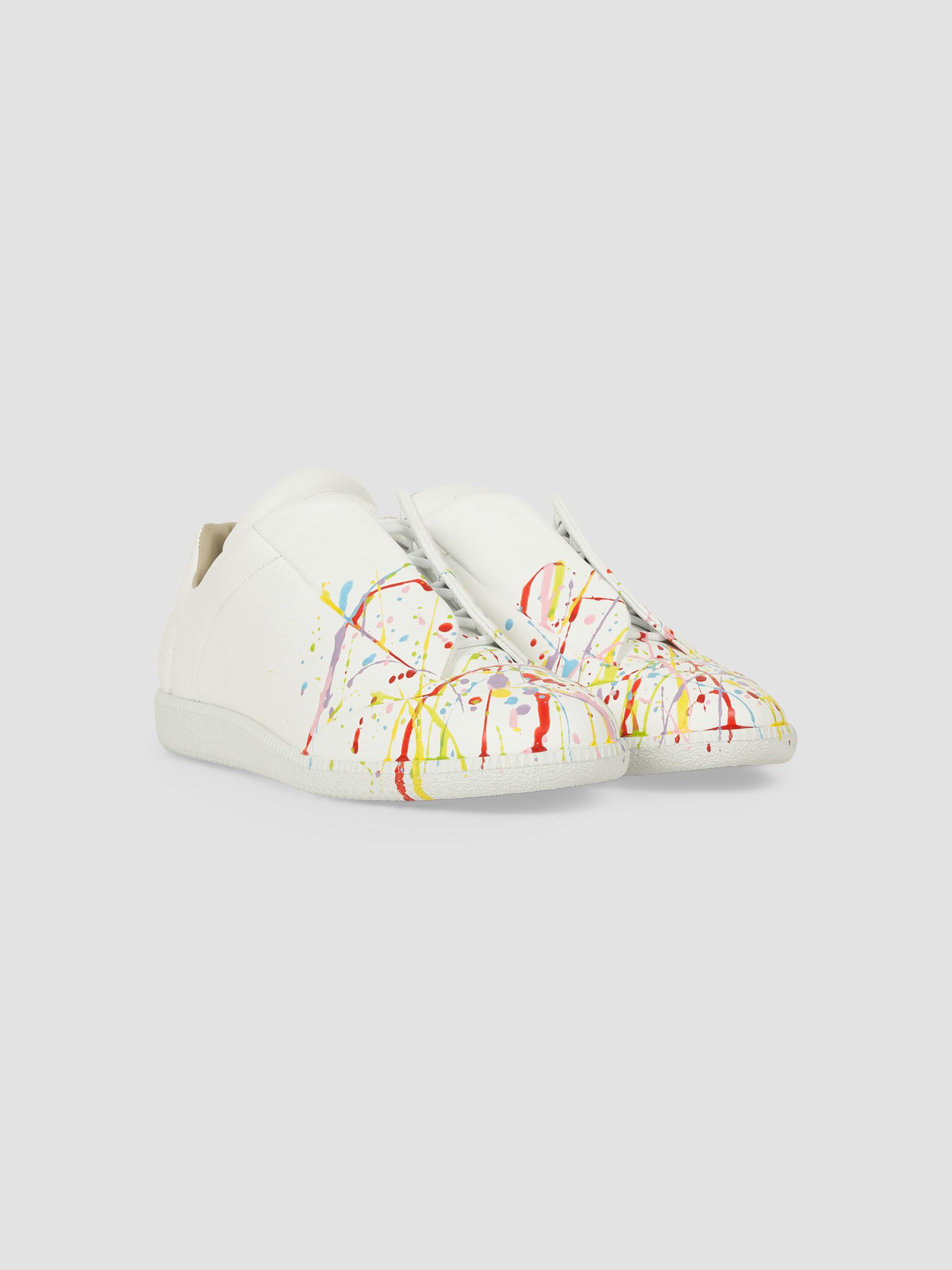 Maison Margiela Future Leather Low-Top Sneakers | Saks Fifth Avenue
