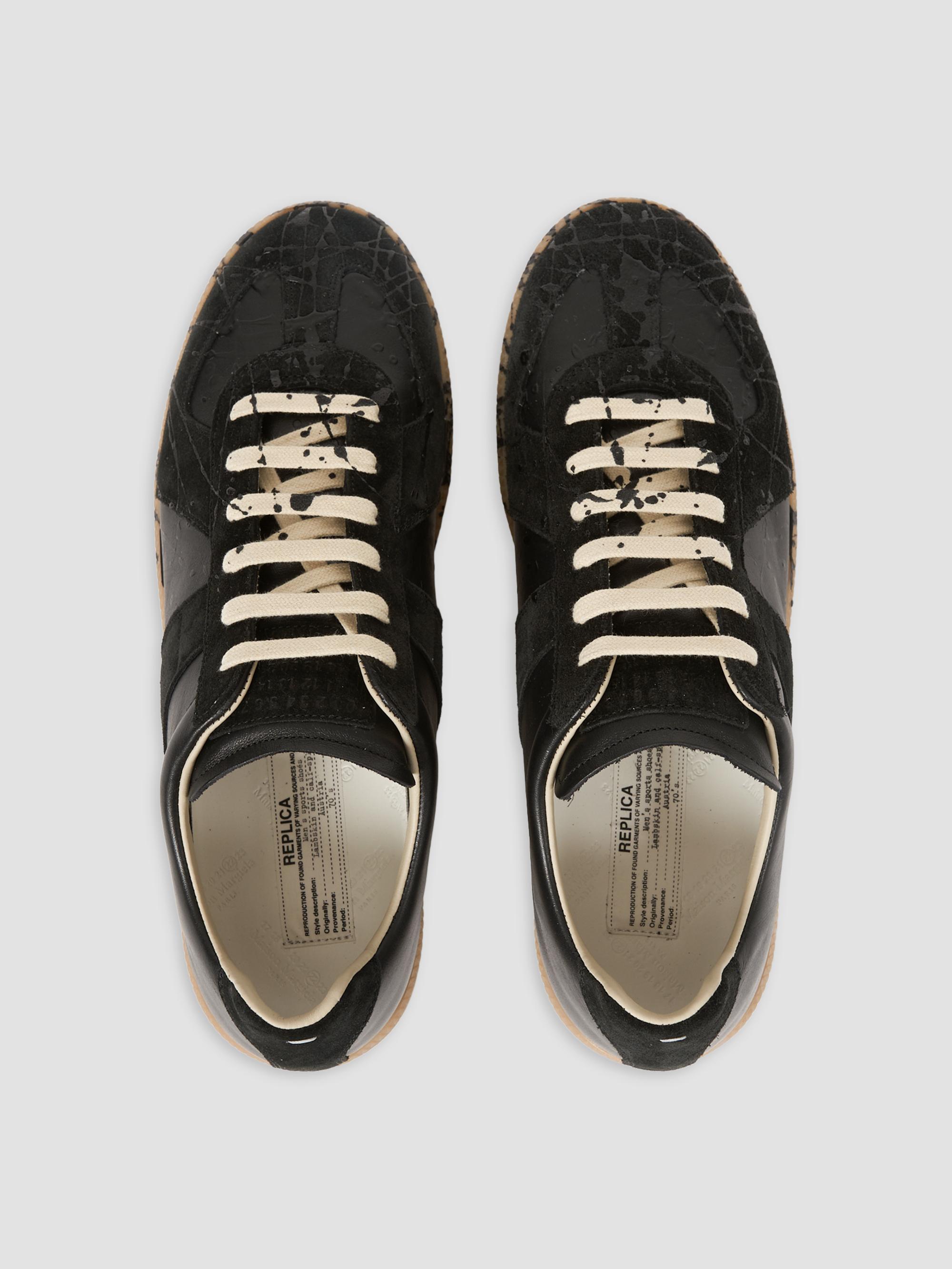 Maison Margiela Replica Suede Low-Top Sneakers | Saks Fifth Avenue