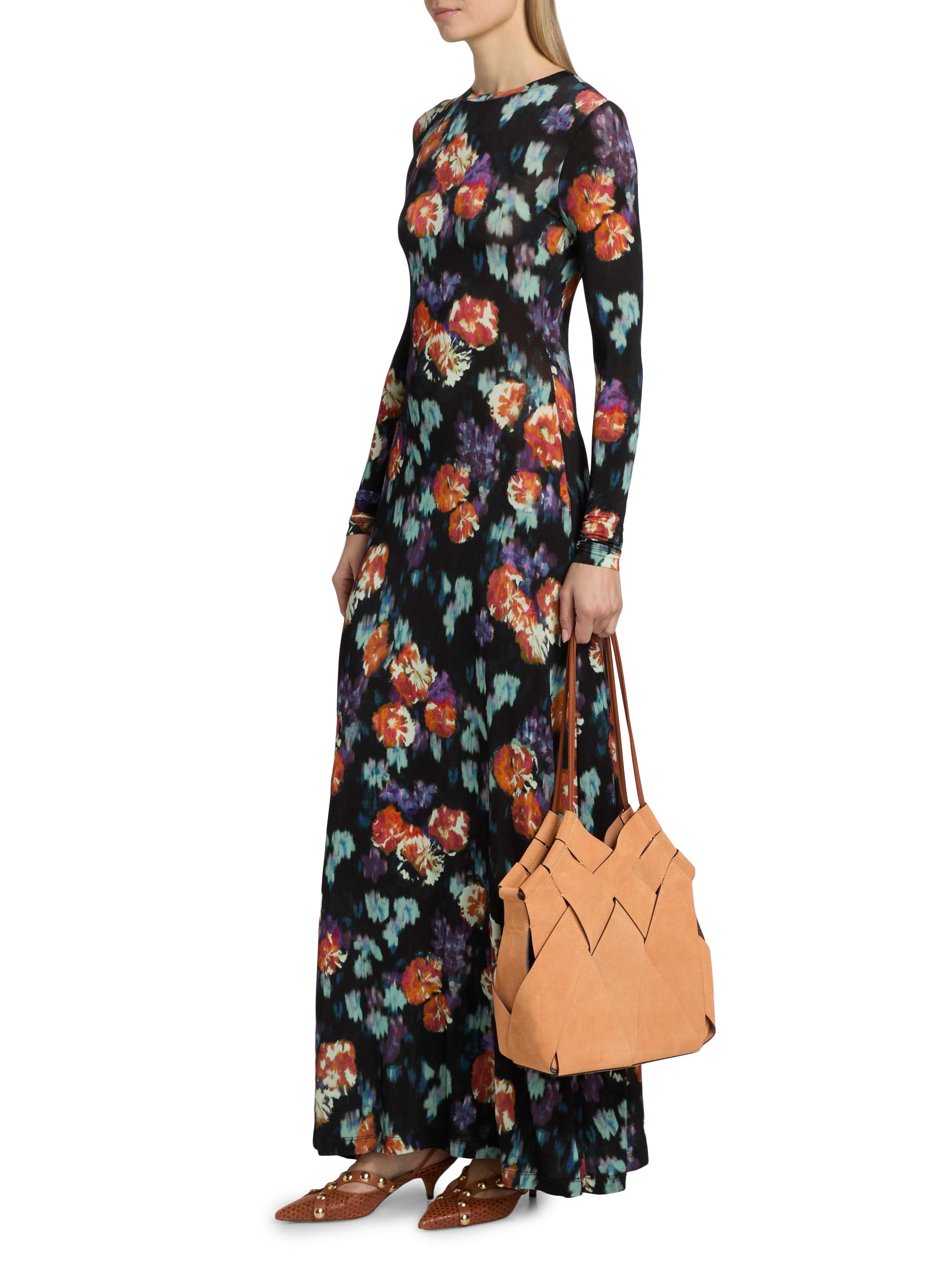 Ulla Johnson Women's Amari Floral Long-Sleeve Maxi Dress - Nocturne | Thumbnail 4