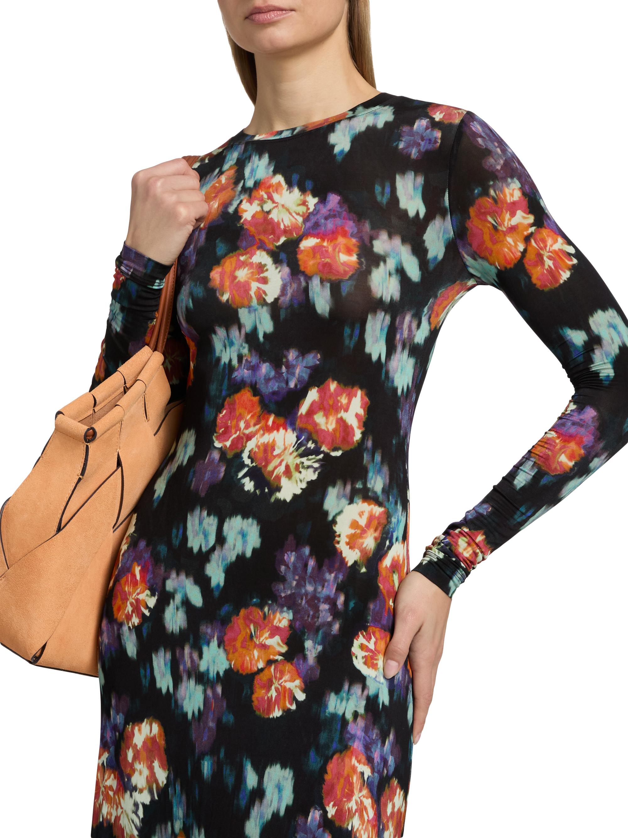 Ulla Johnson Women's Amari Floral Long-Sleeve Maxi Dress - Nocturne | Thumbnail 6