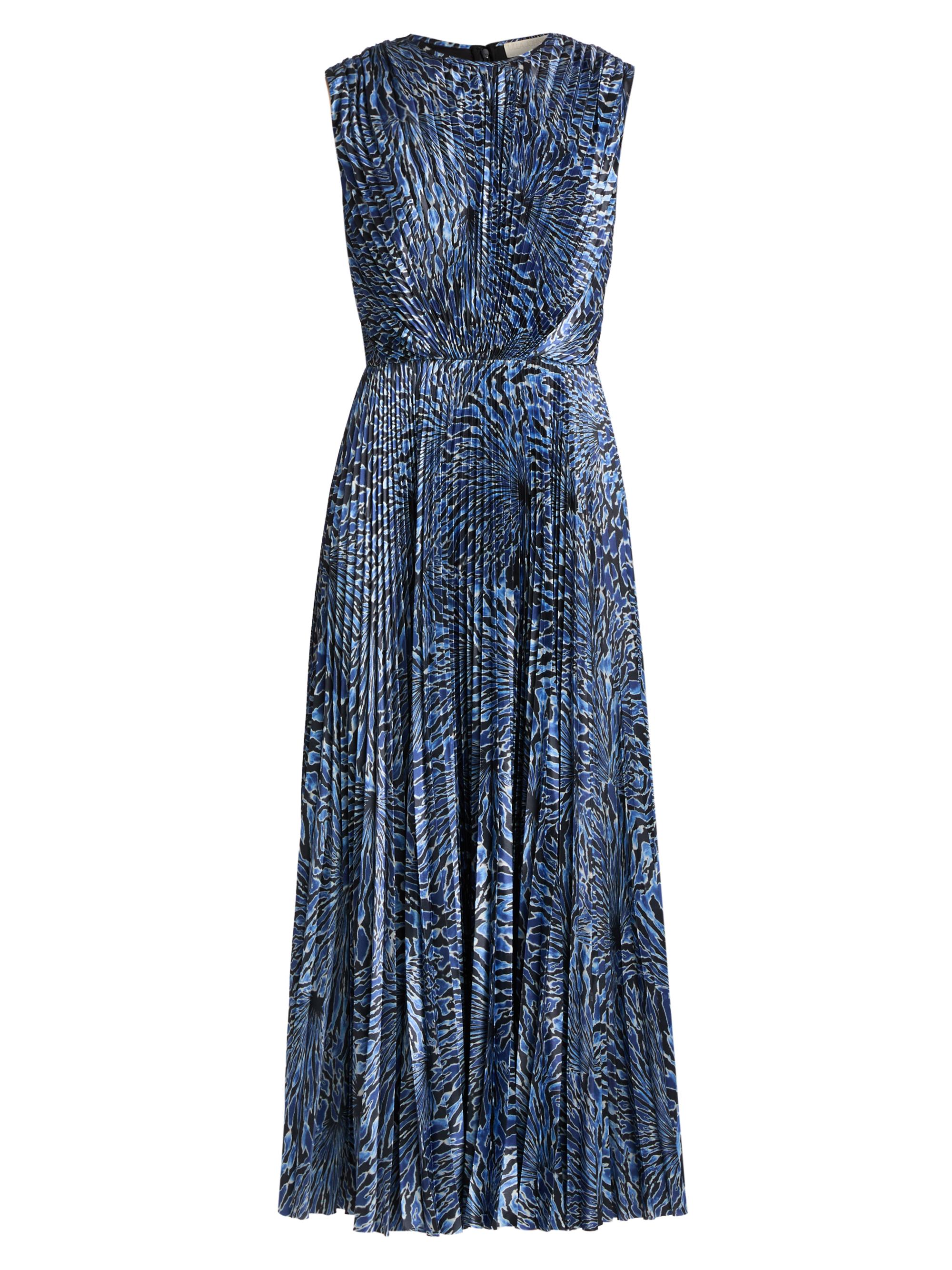 violeta pleated sleeveless midi dress Ulla Johnson Violeta Pleated Sleeveless Midi Dress