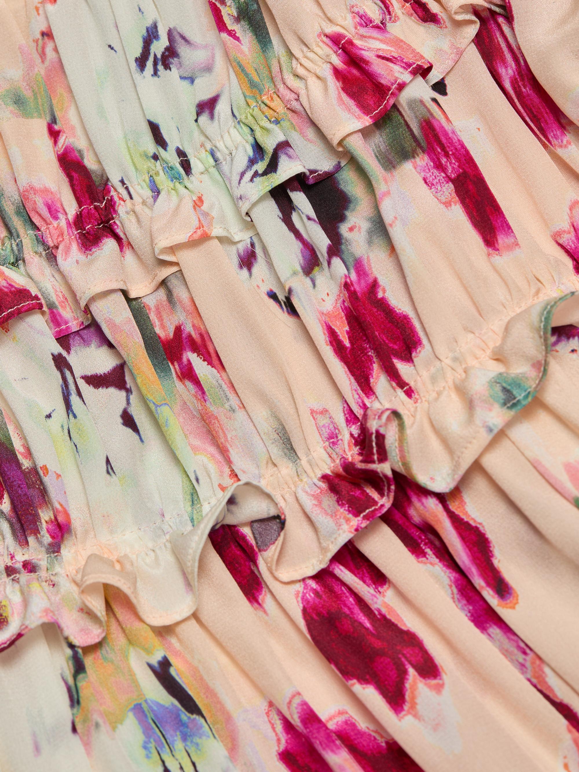 Ulla Johnson Women's Clove Ruffled Floral Silk Maxi Dress - Summer Garden | Thumbnail 7