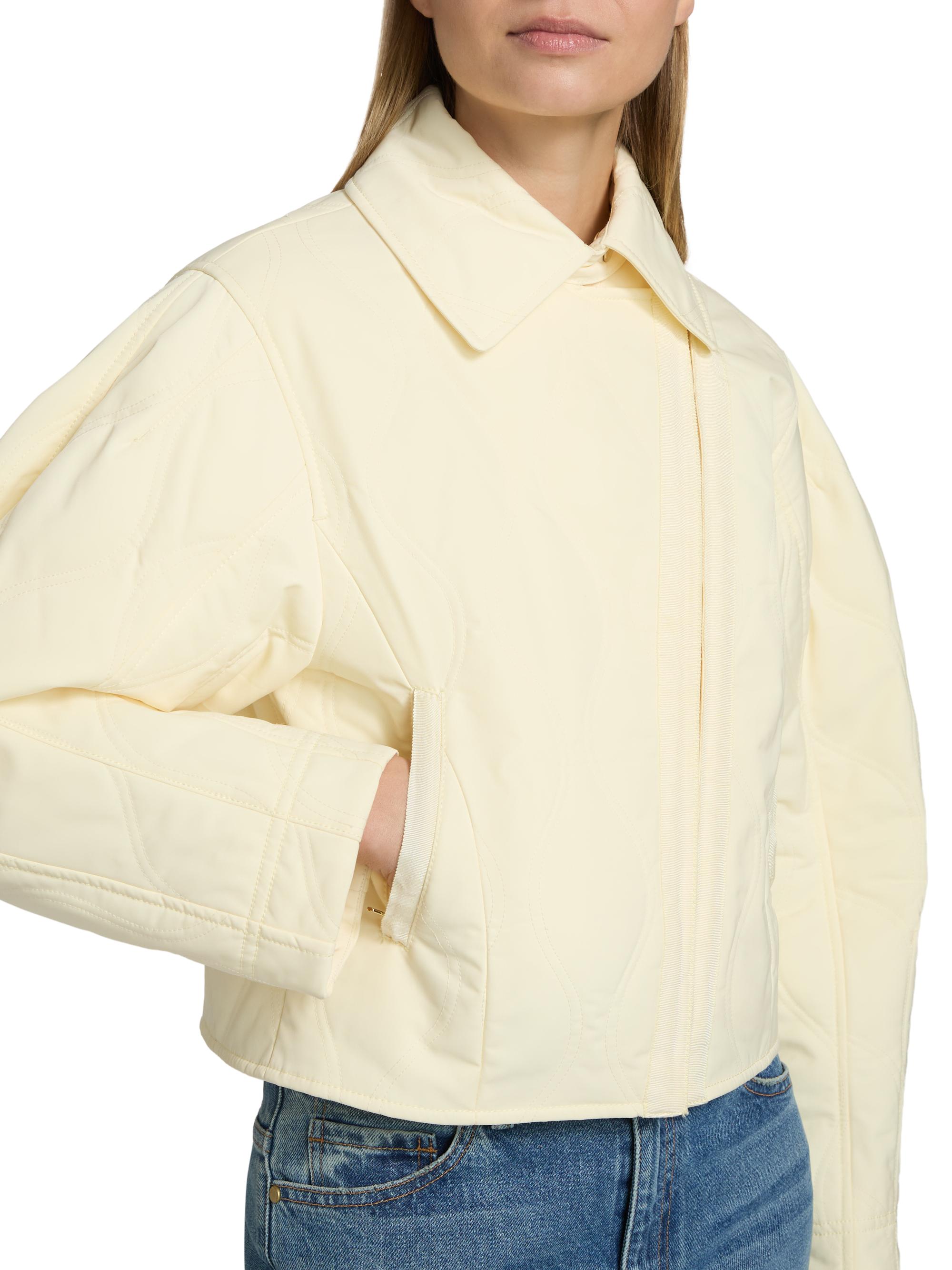 Ulla Johnson Women's Leonie Quilted Suede Jacket - Butter | Thumbnail 6