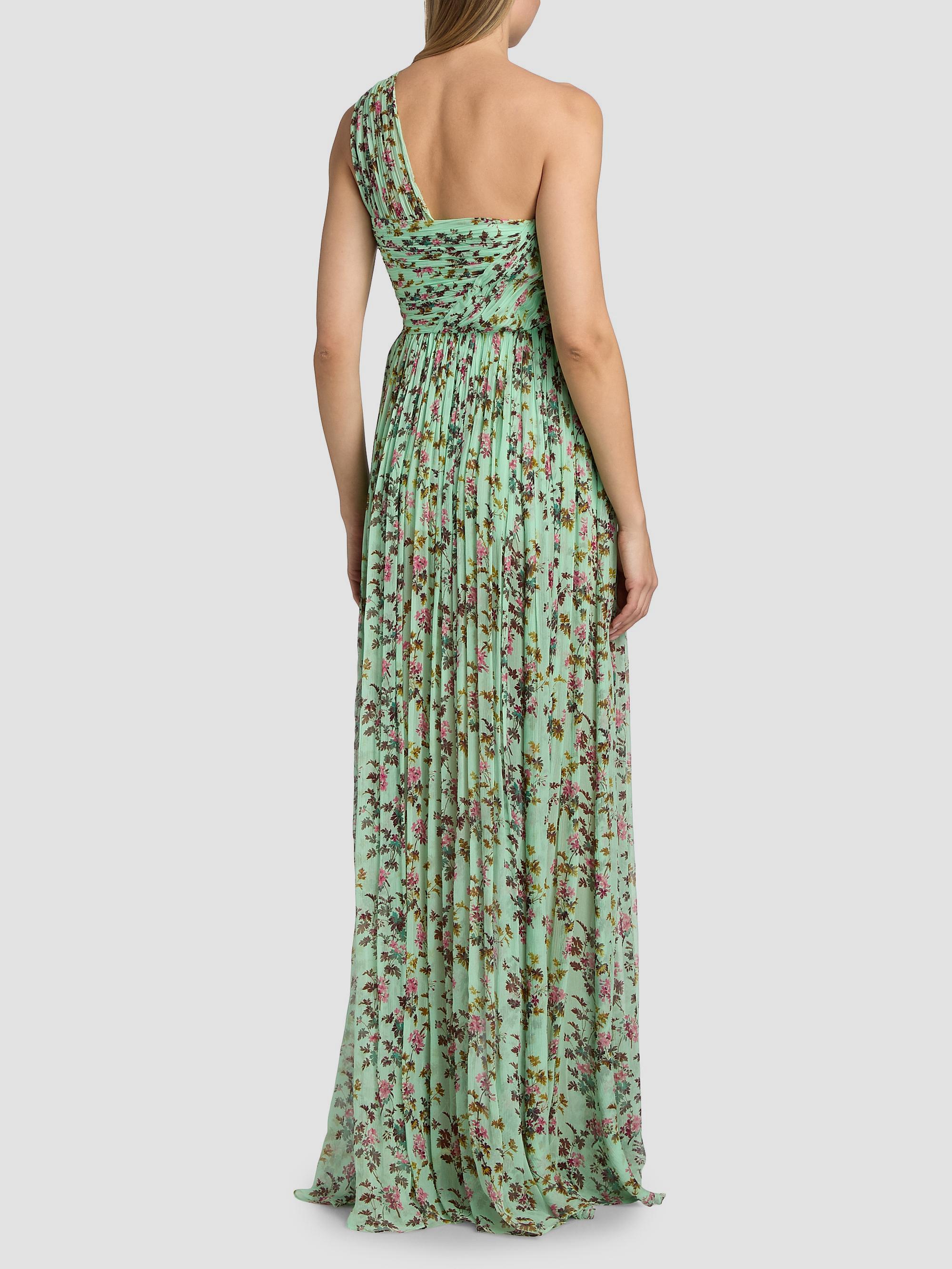 Ulla Johnson Women's Aureline Floral Silk One-Shoulder Gown - Opaline | Thumbnail 5
