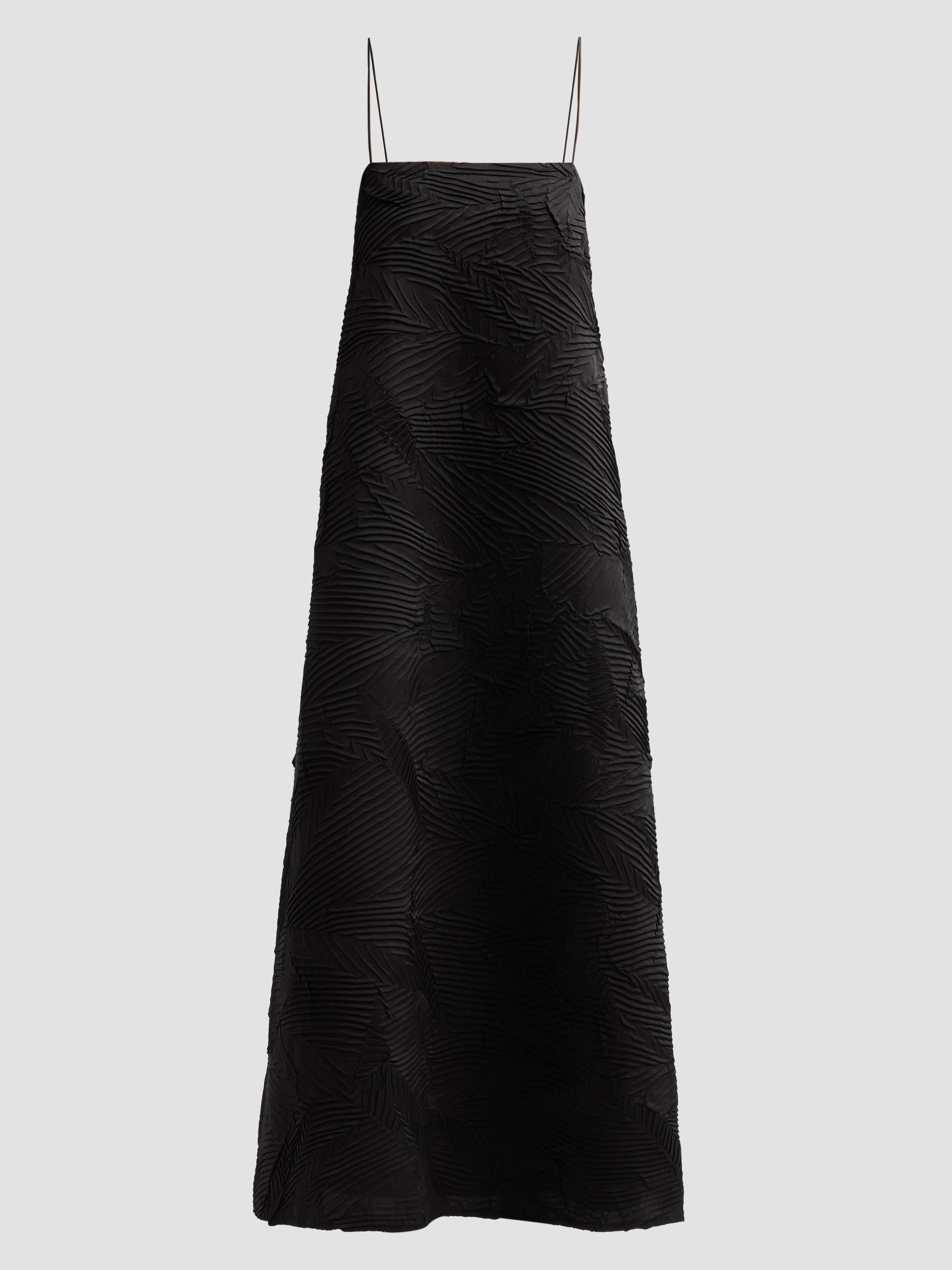 Ulla Johnson Women's Landscape Satin Maxi Dress - Noir