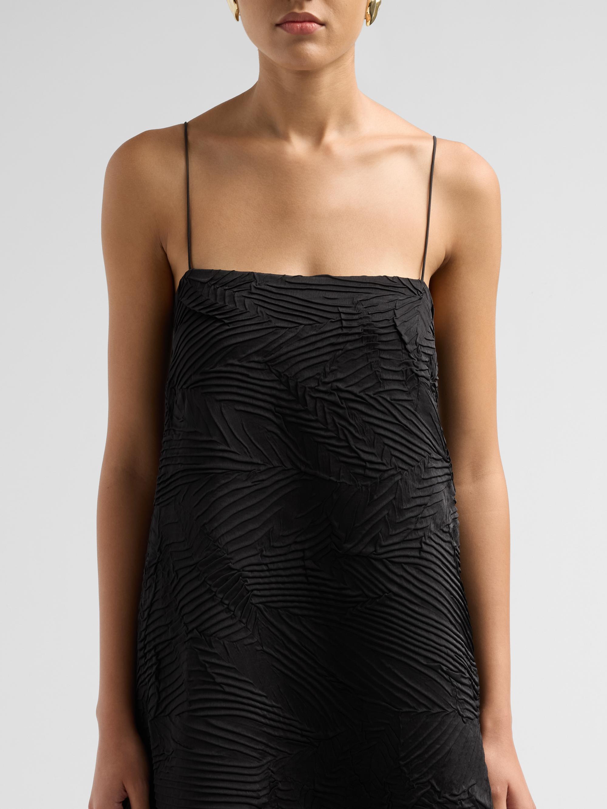 Ulla Johnson Women's Landscape Satin Maxi Dress - Noir | Thumbnail 5
