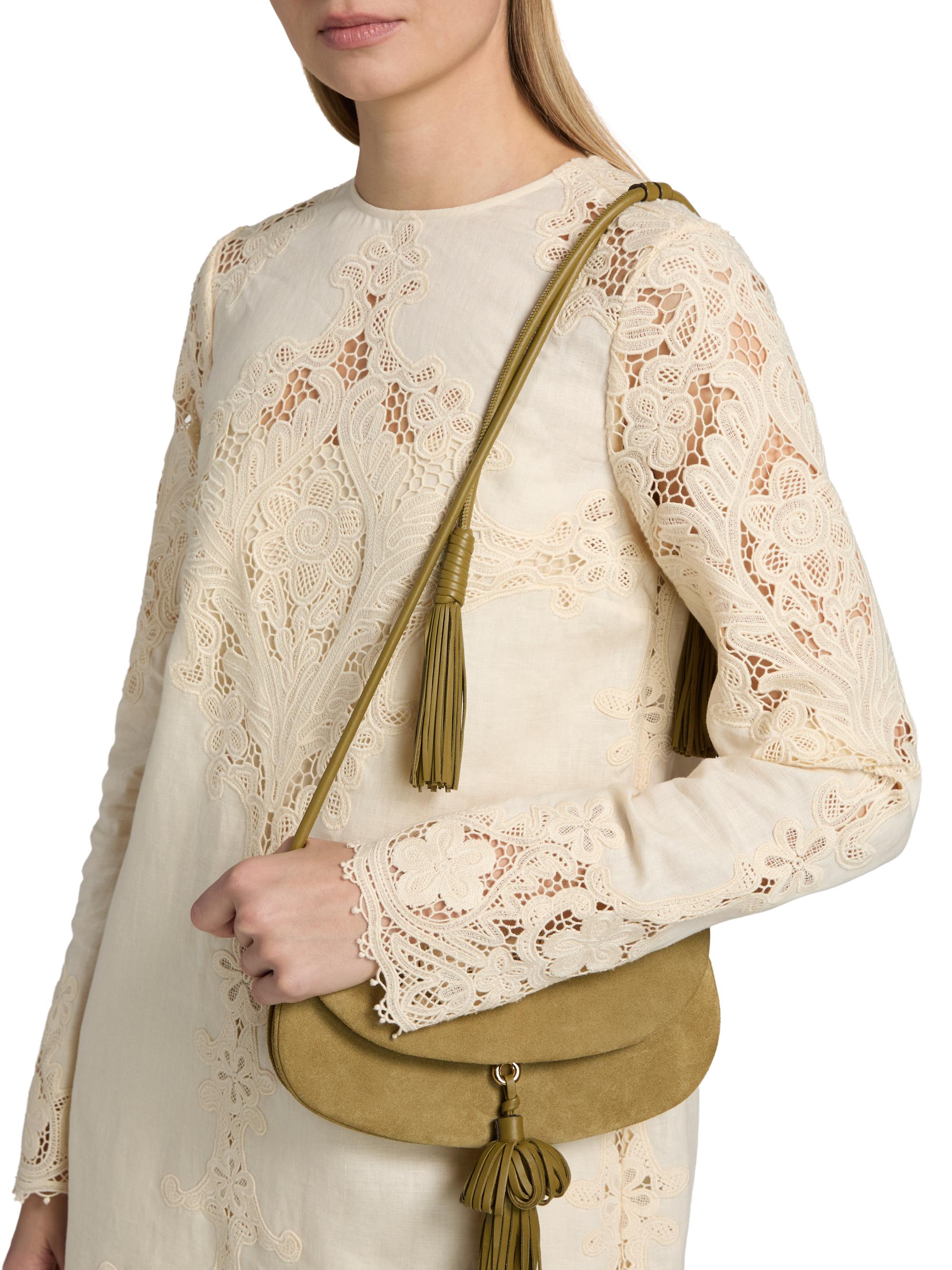 Ulla Johnson Women's Camie Floral Lace Linen Minidress - | Thumbnail 6