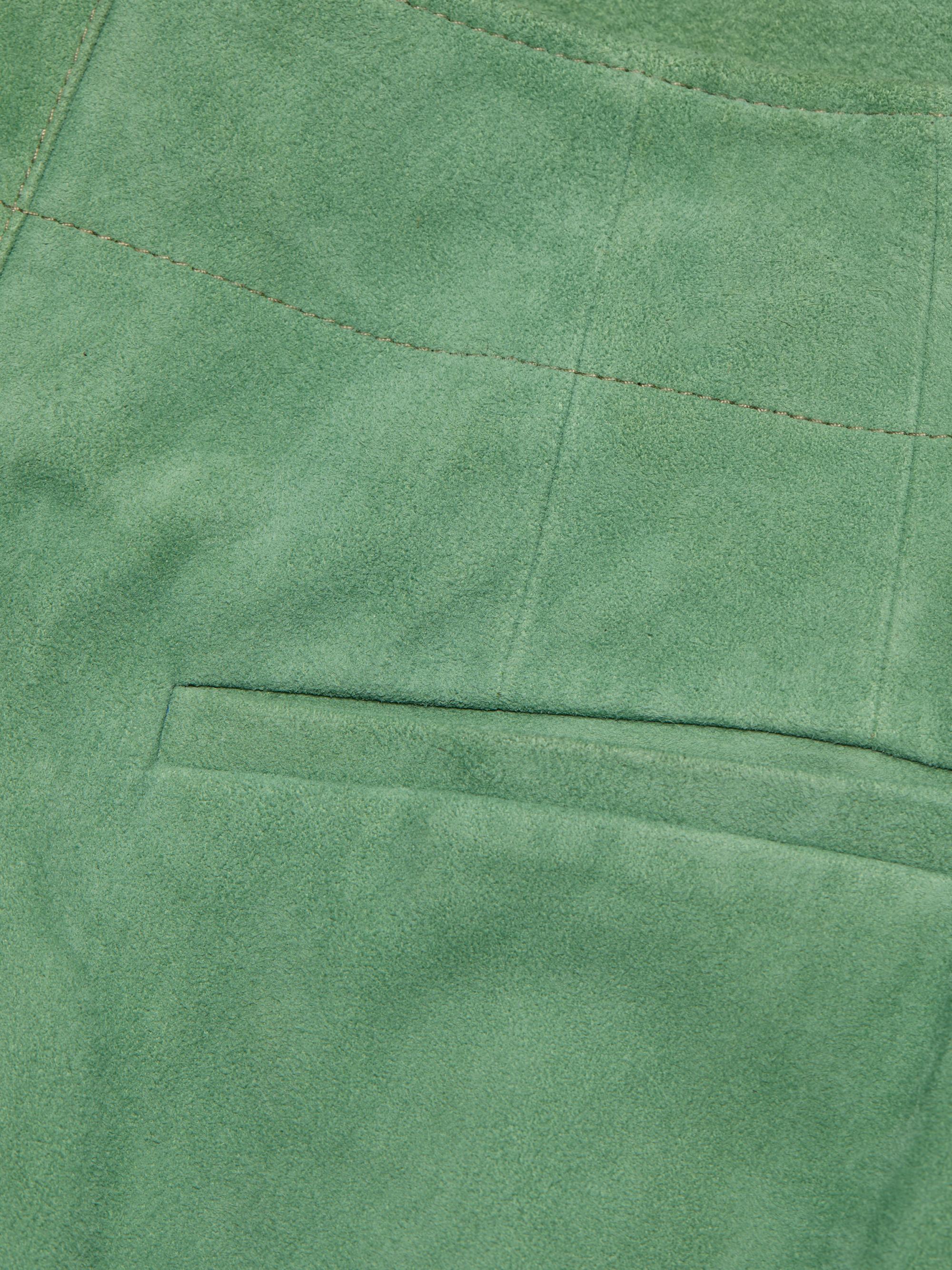 Ulla Johnson Women's Freja Suede Straight-Leg Pants - Aventurine | Thumbnail 7