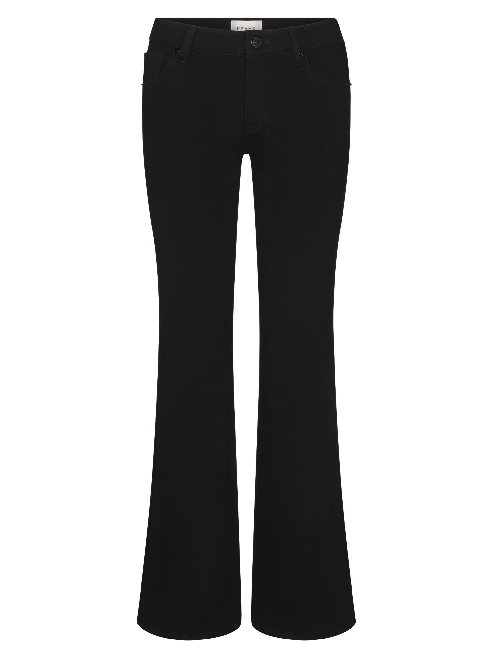 FRAME Women's The Rodeo Flare Jeans - Black | Thumbnail 9