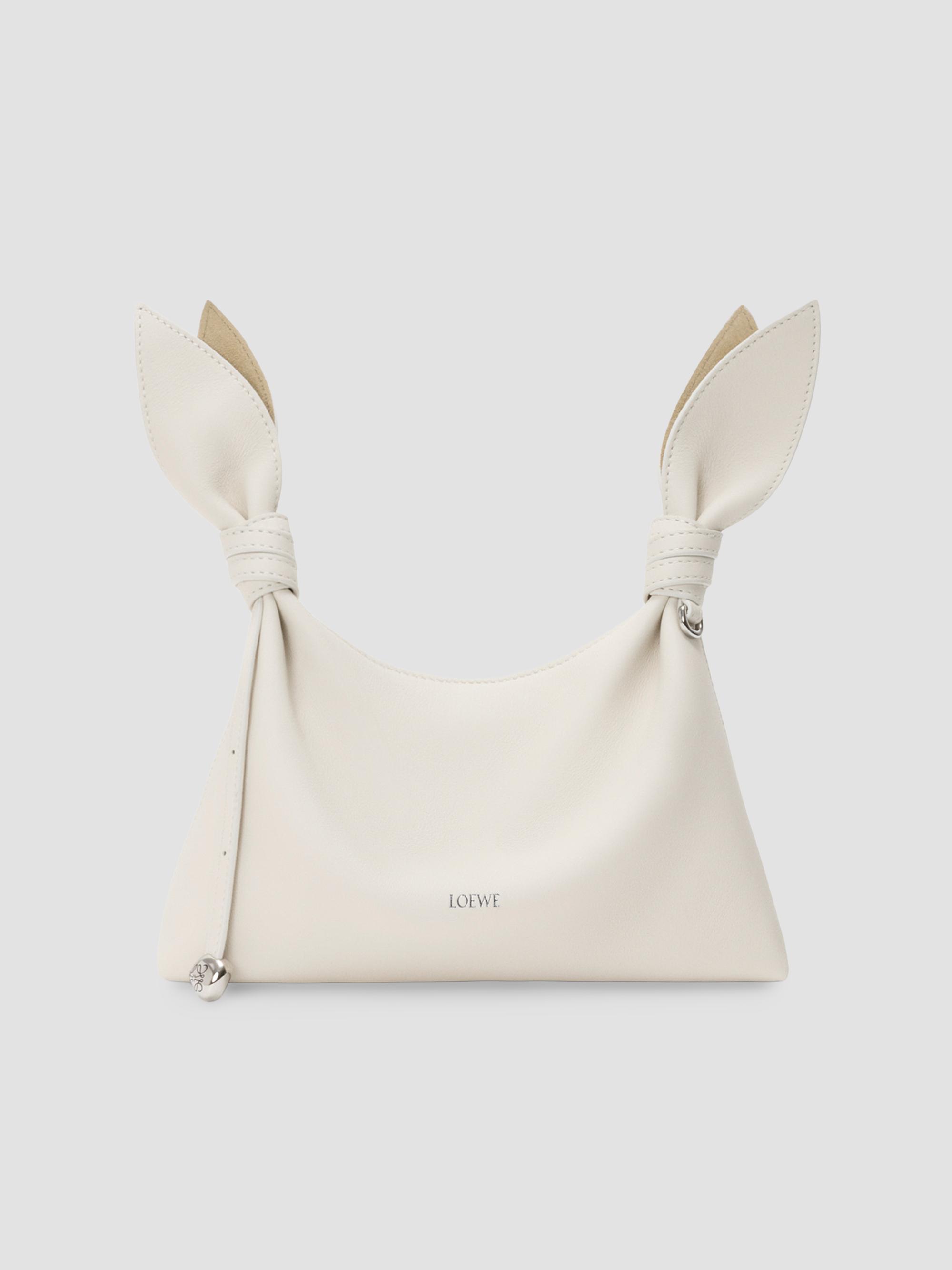 LOEWE LOEWE x Paula's Ibiza Drawstring Crochet Raffia Pocket Pouch