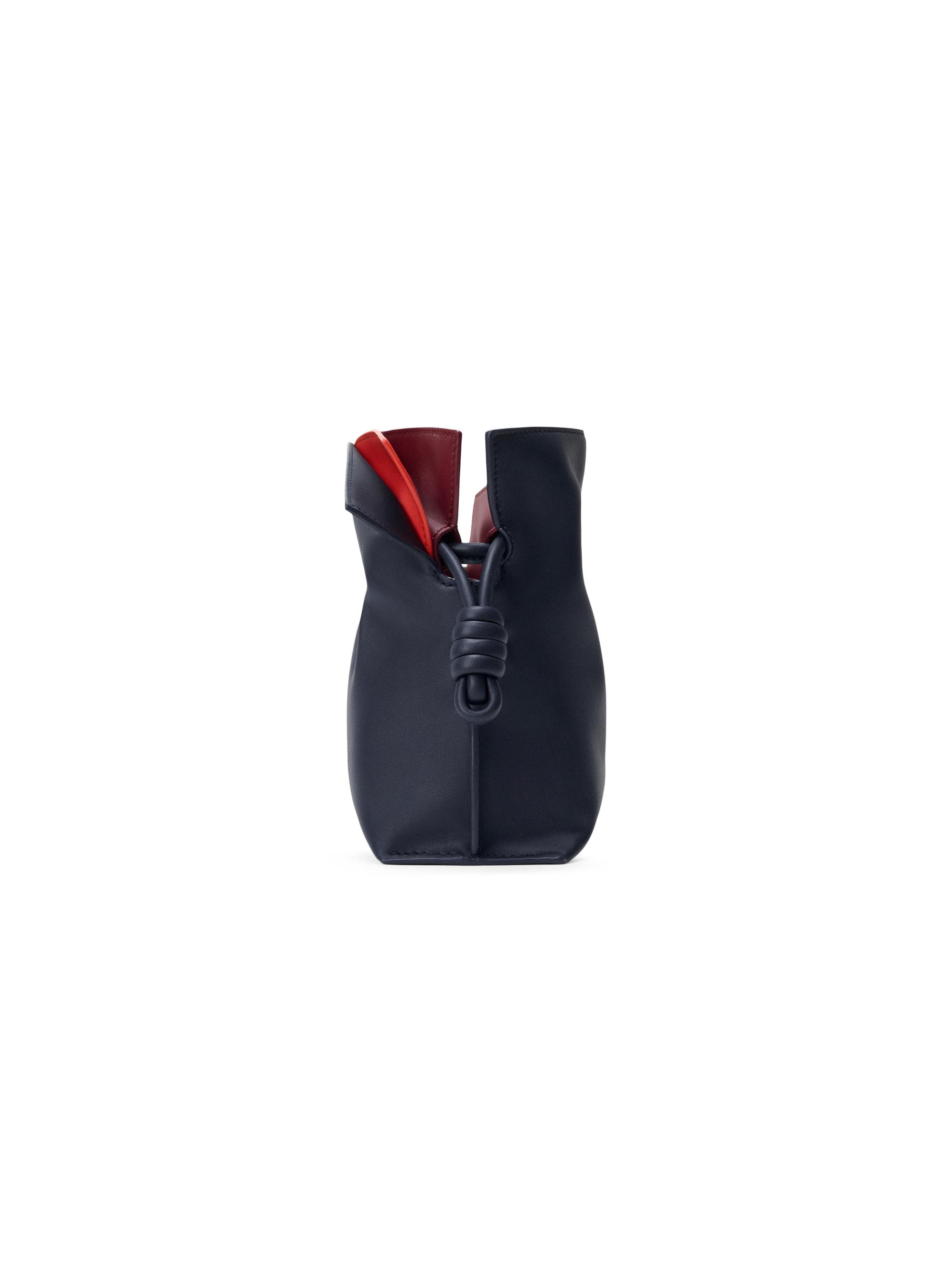 LOEWE Women's Flamenco Mini Layered Leather Clutch - Multicolor Deep Navy | Thumbnail 2