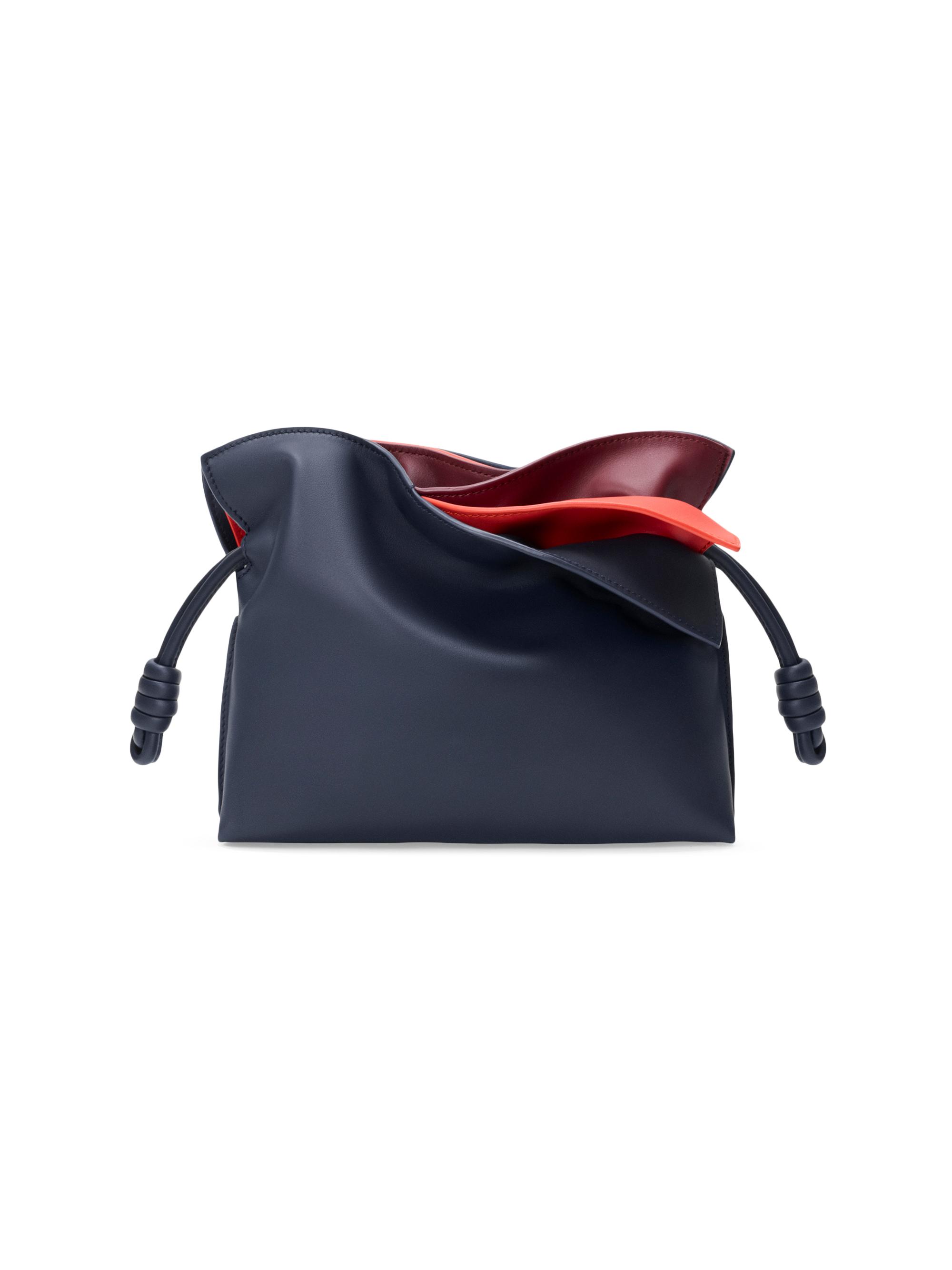 LOEWE Women's Flamenco Mini Layered Leather Clutch - Multicolor Deep Navy | Thumbnail 3