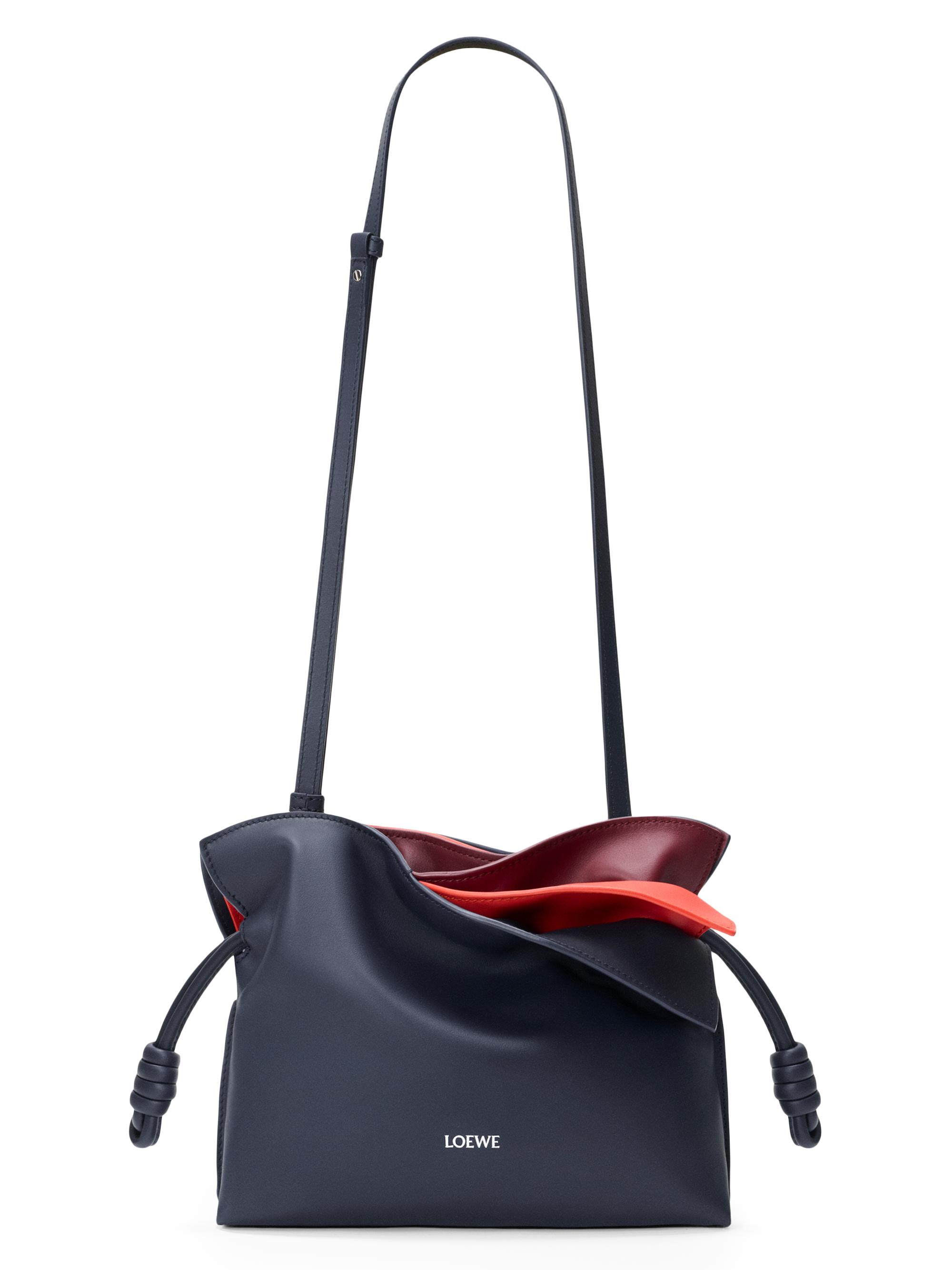 LOEWE Women's Flamenco Mini Layered Leather Clutch - Multicolor Deep Navy | Thumbnail 4