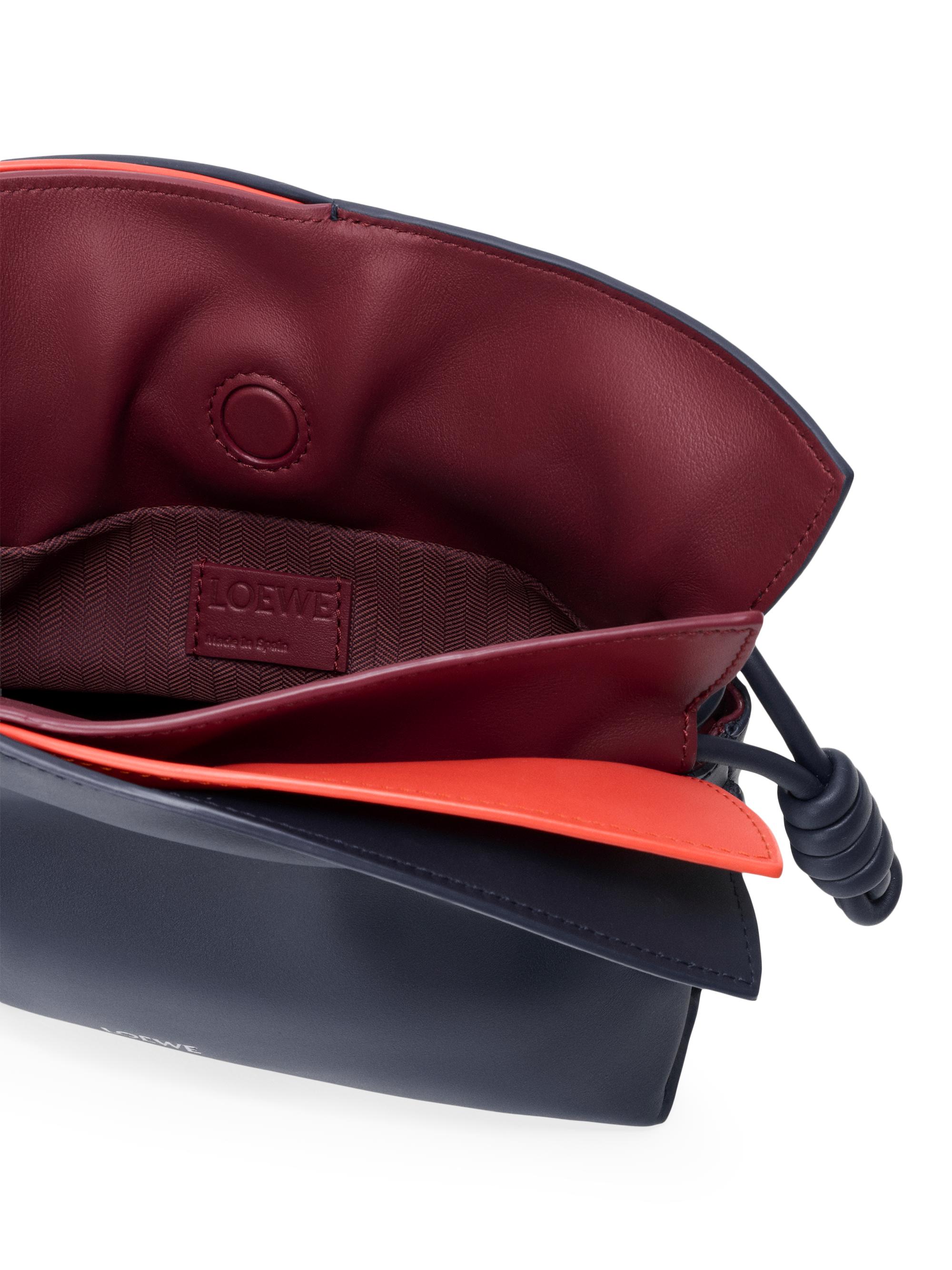 LOEWE Women's Flamenco Mini Layered Leather Clutch - Multicolor Deep Navy | Thumbnail 5