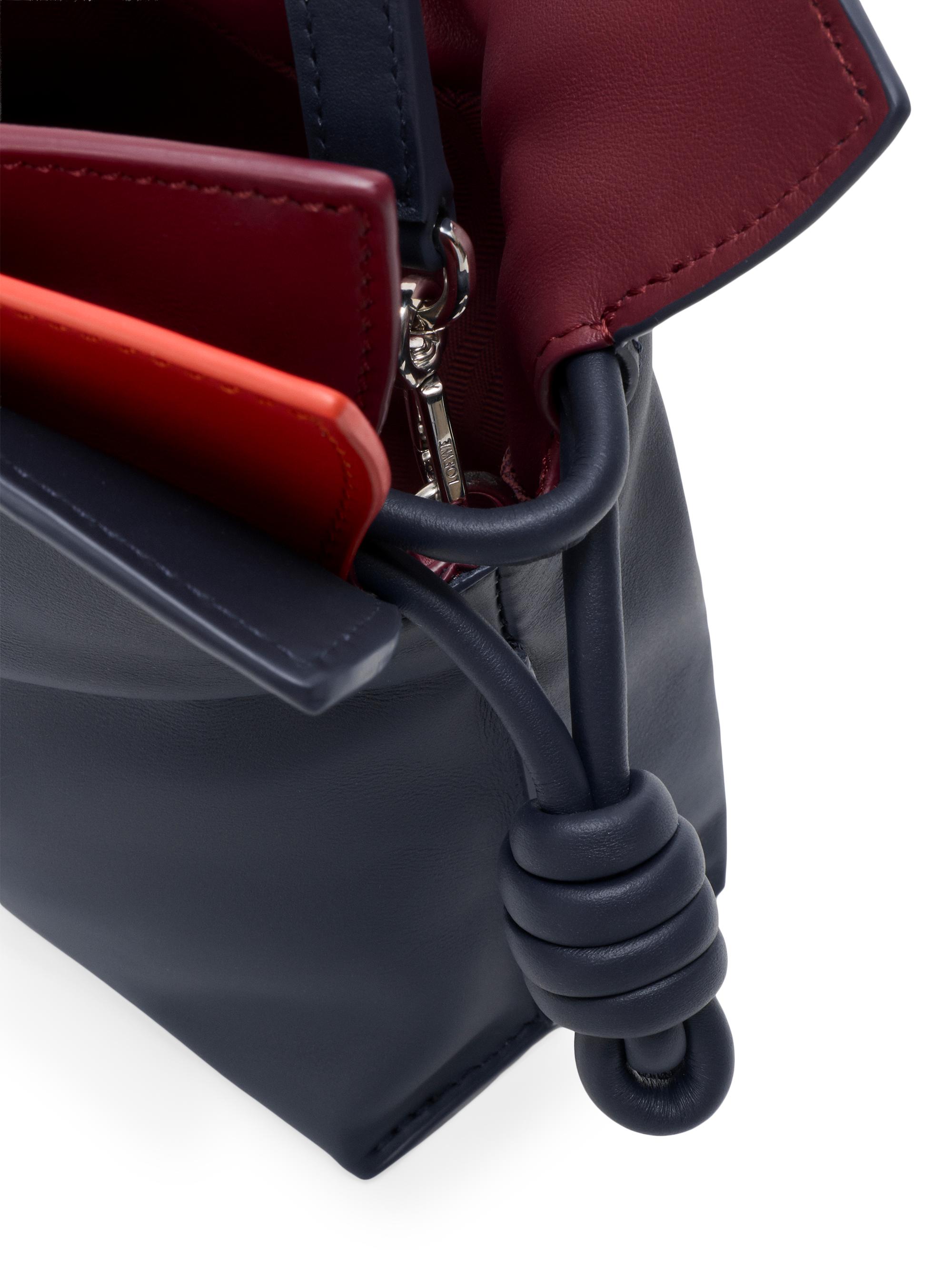 LOEWE Women's Flamenco Mini Layered Leather Clutch - Multicolor Deep Navy | Thumbnail 7