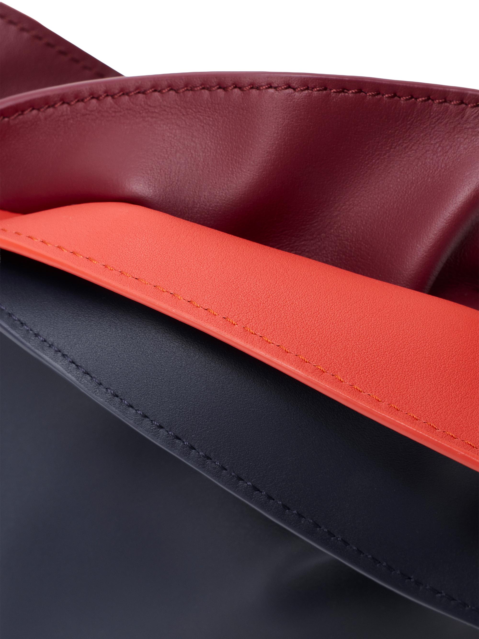 LOEWE Women's Flamenco Mini Layered Leather Clutch - Multicolor Deep Navy | Thumbnail 8