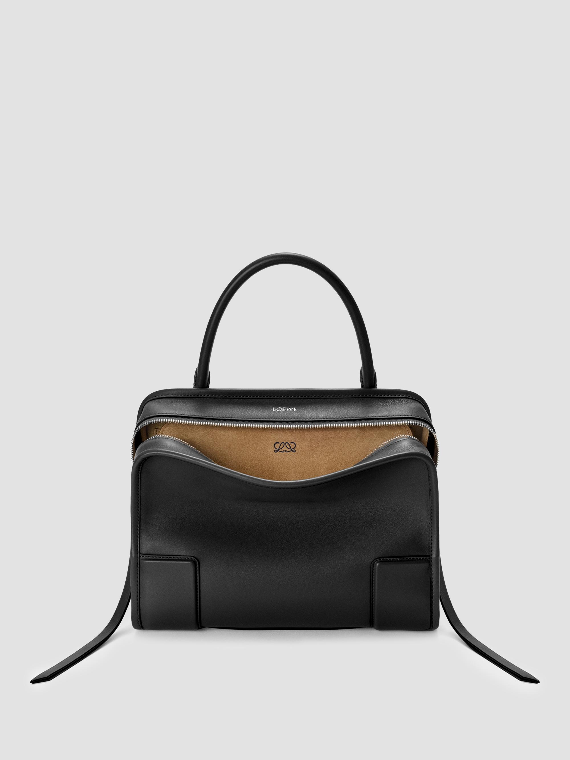 LOEWE Women's Amazona 180  Leather Handbag - Black - Women's Bags